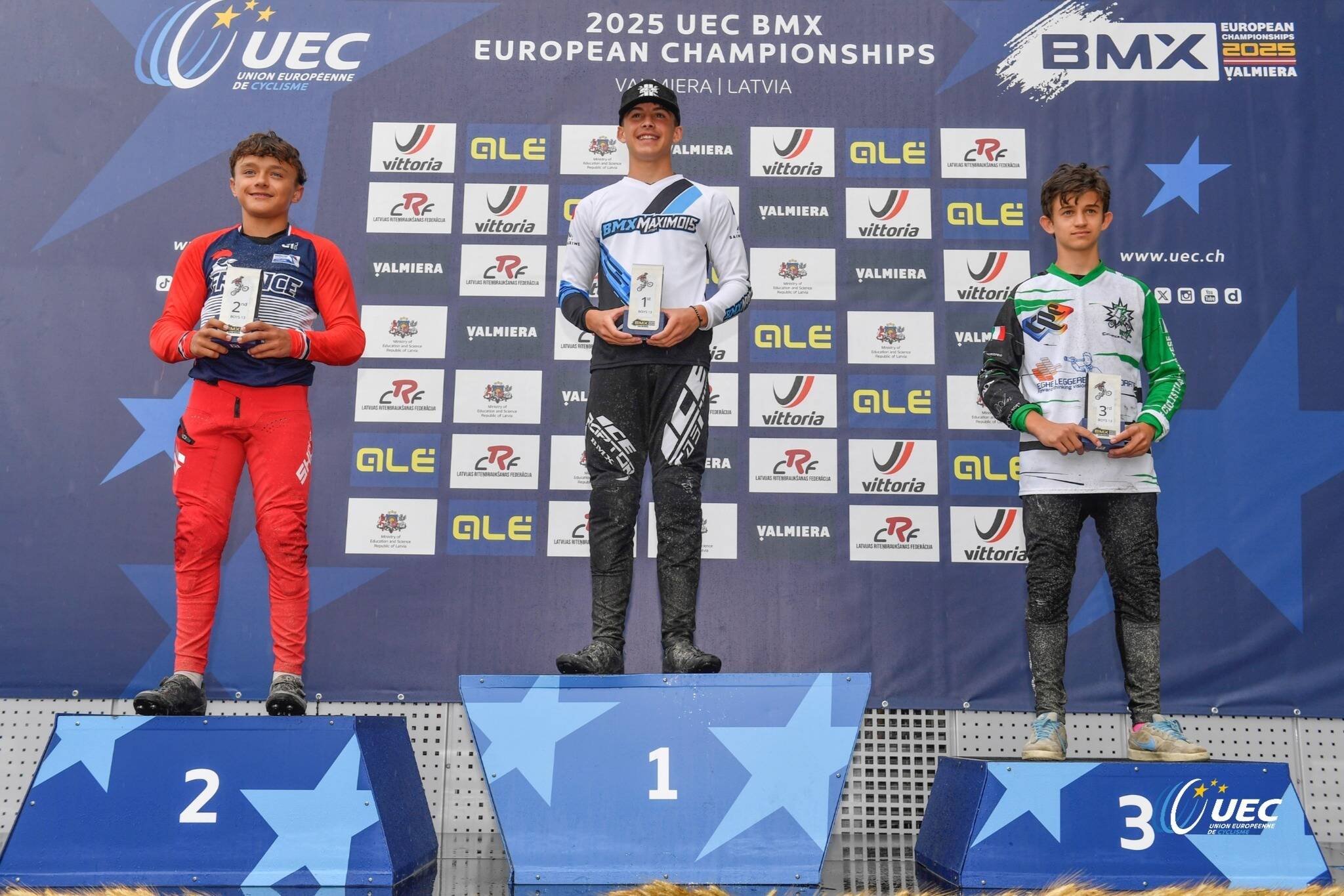 Le pilote de BMX maximois Ethan Simionato-Fusztey champion d'Europe chez les 13 ans
