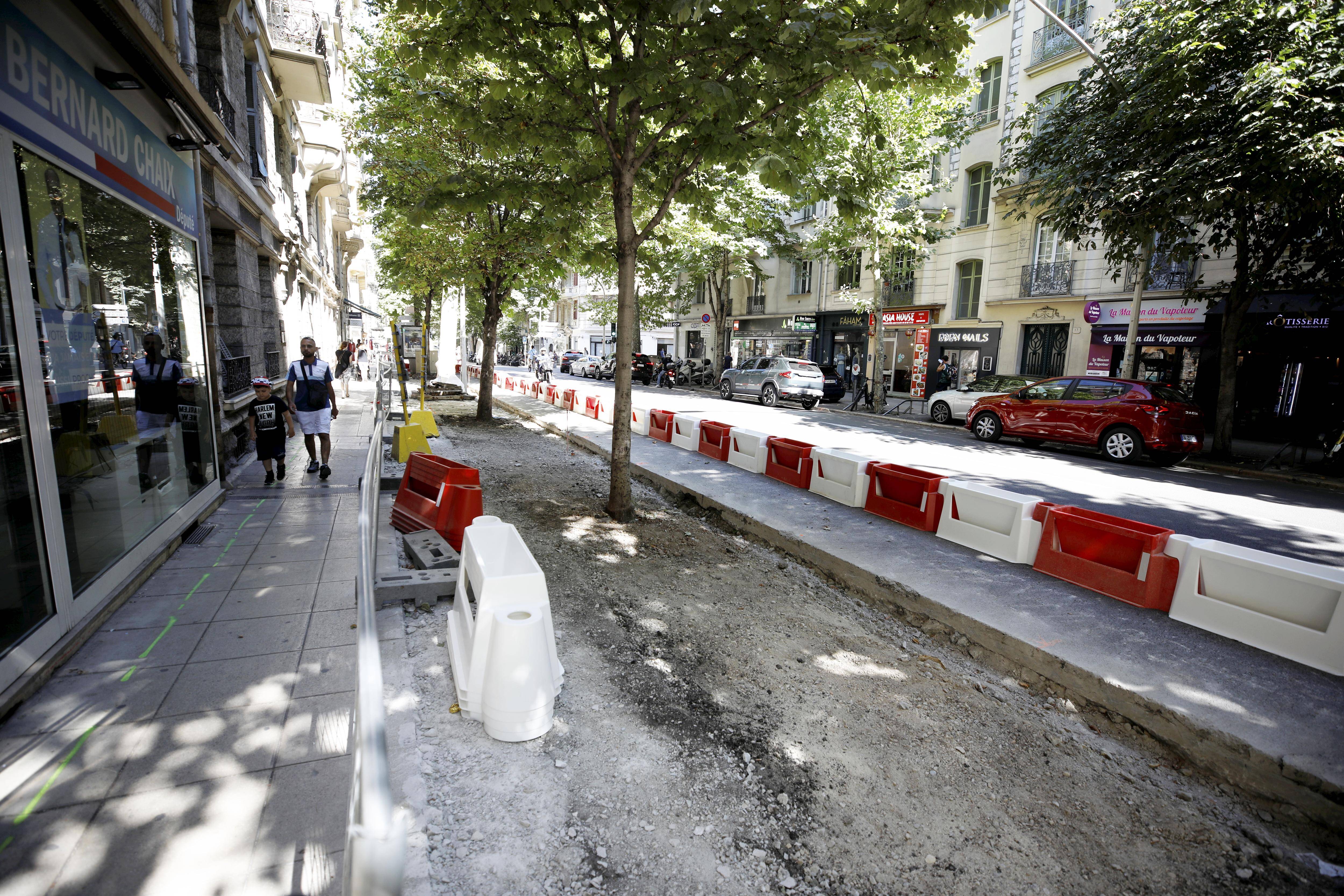 Les travaux vont durer jusqu'en novembre: que se passe-t-il sur ce boulevard de Nice?