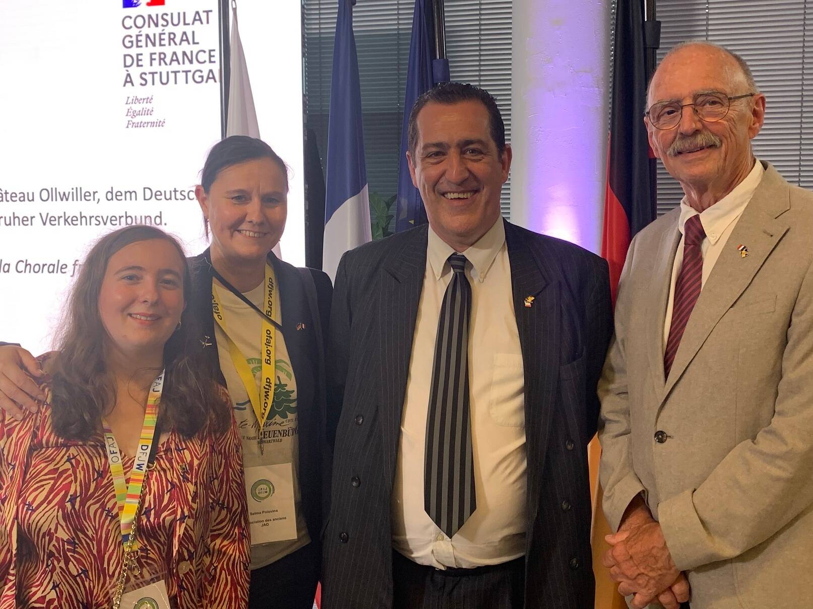 Sainte-Maxime: la présidente du comité de jumelage Selma Polovina en visite officielle à Neuenbürg
