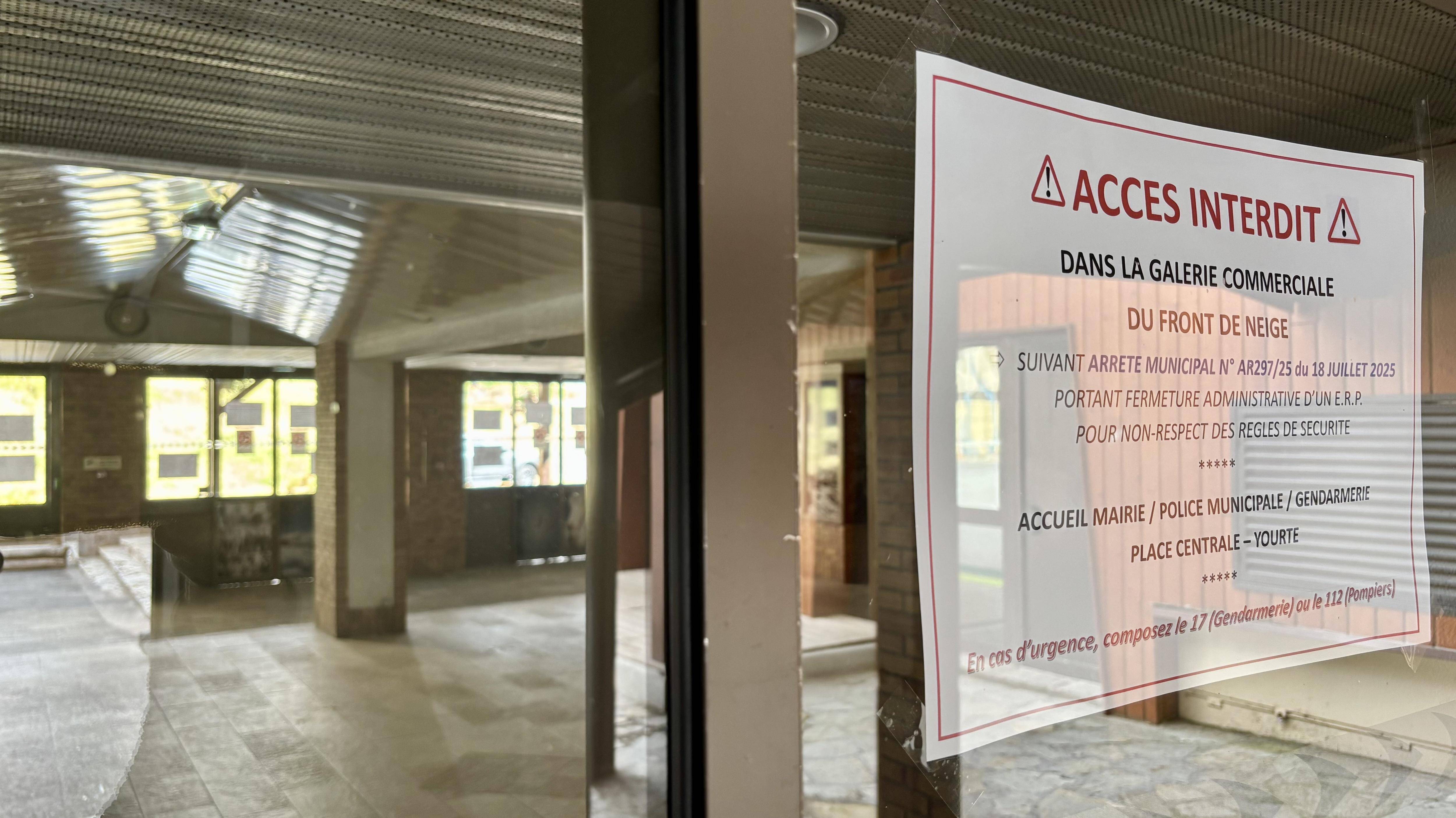 La galerie marchande d'Isola 2000 fermée: qu'en pensent les commerçants et résidents de la station?