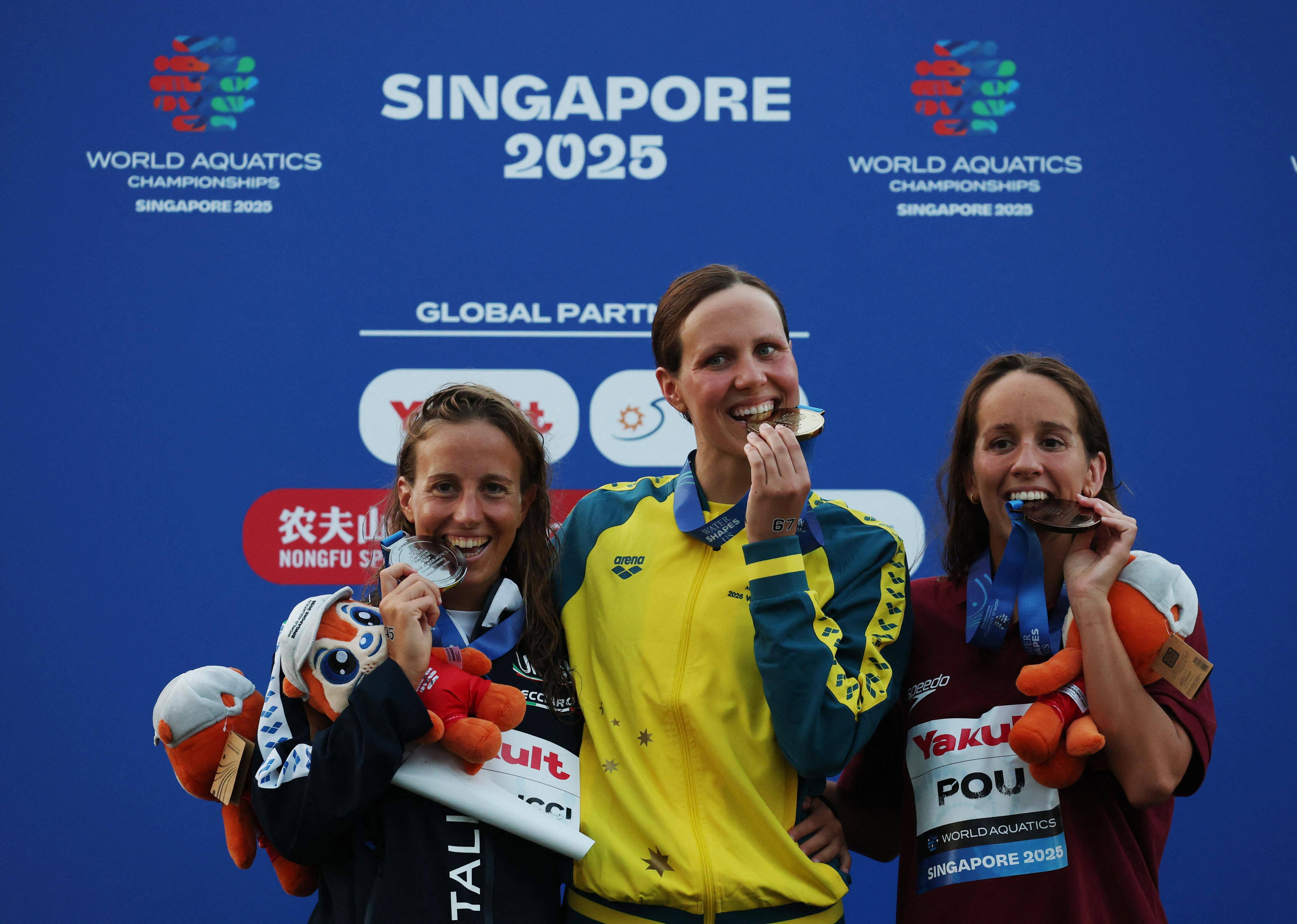 "Il fallait y croire": Lisa Pou, la nageuse monégasque, revient sur sa médaille mondiale obtenue en natation en eau libre