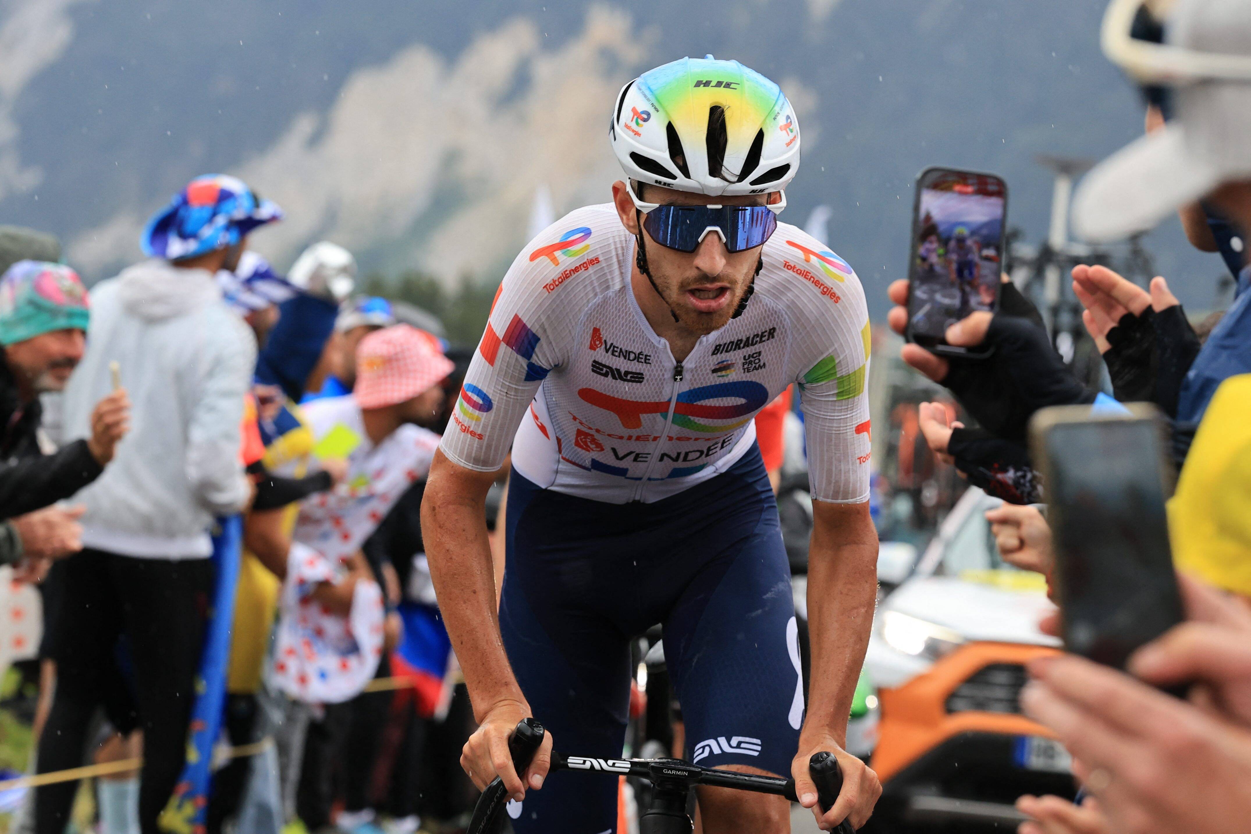 "Je suis très fier de mon parcours": de la troisième division au Top 10 de la Grande Boucle, le Niçois d'adoption Jordan Jegat illumine le Tour France