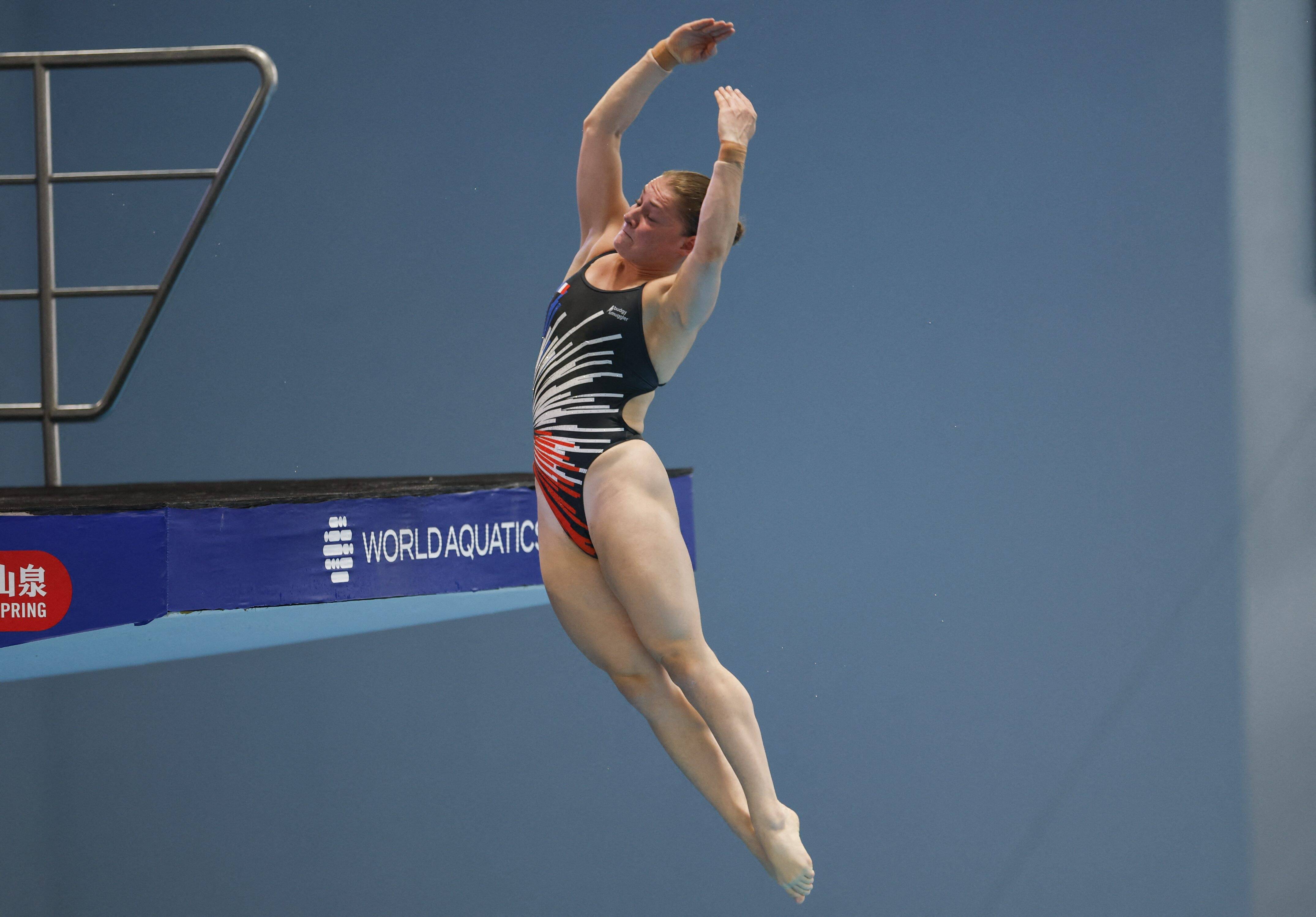 Plongeon à 10 m: la Niçoise Emily Hallifax termine 30e du tour préliminaire des Mondiaux
