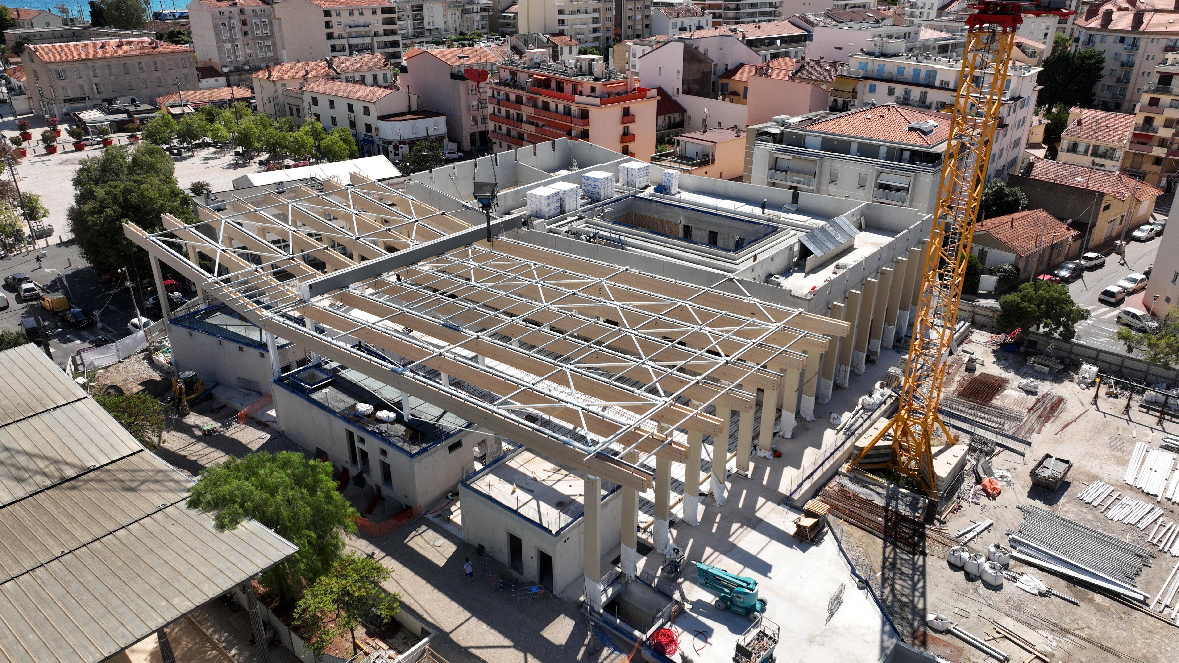 Future halle du marché, parking souterrain, salle des mariages... On vous emmène dans les coulisses du chantier XXL de Bocca Centre à Cannes