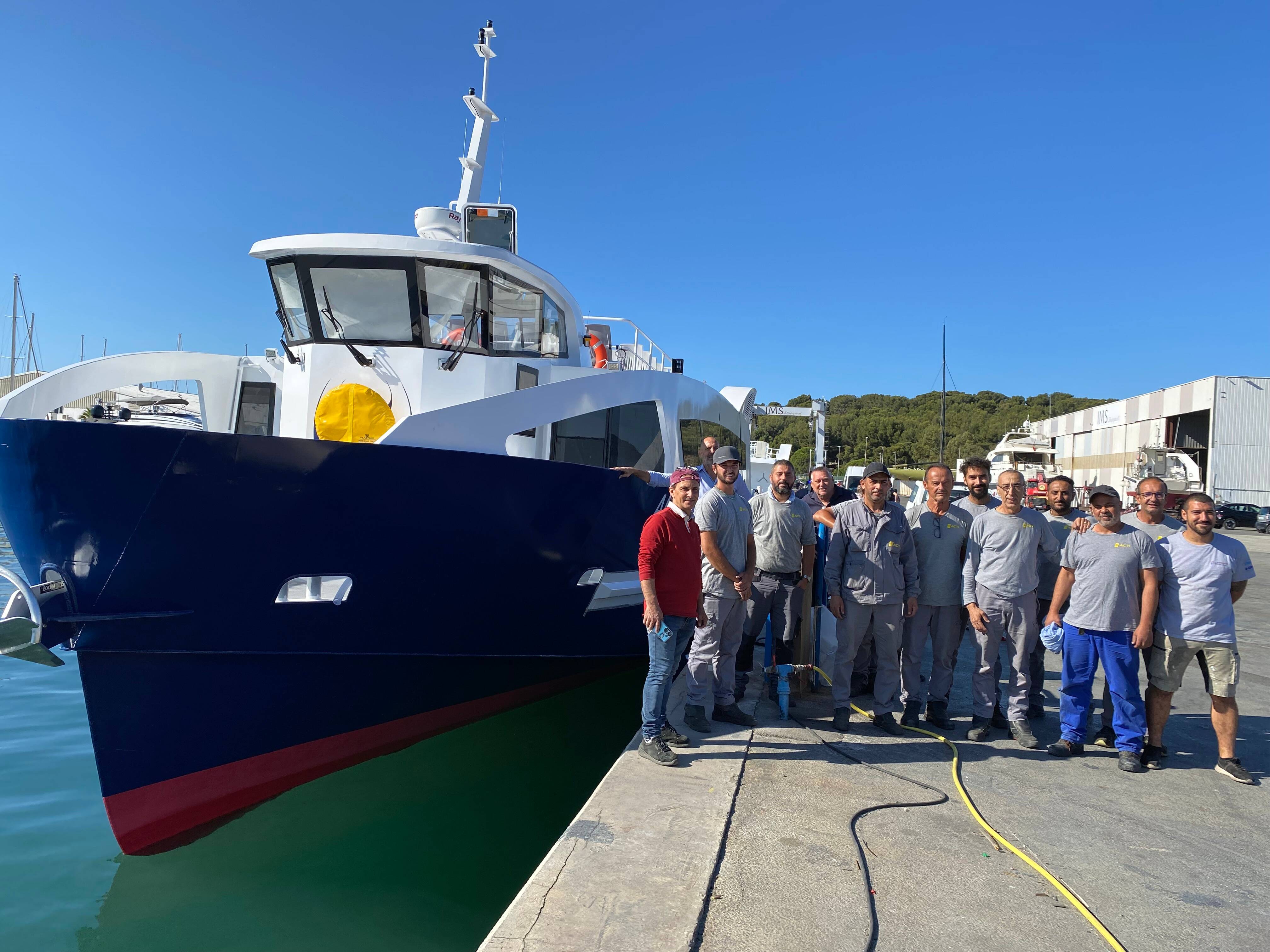 Cette entreprise seynoise a créé les deux nouvelles navettes Bateaux bleus entre Saint-Raphaël et Saint-Tropez