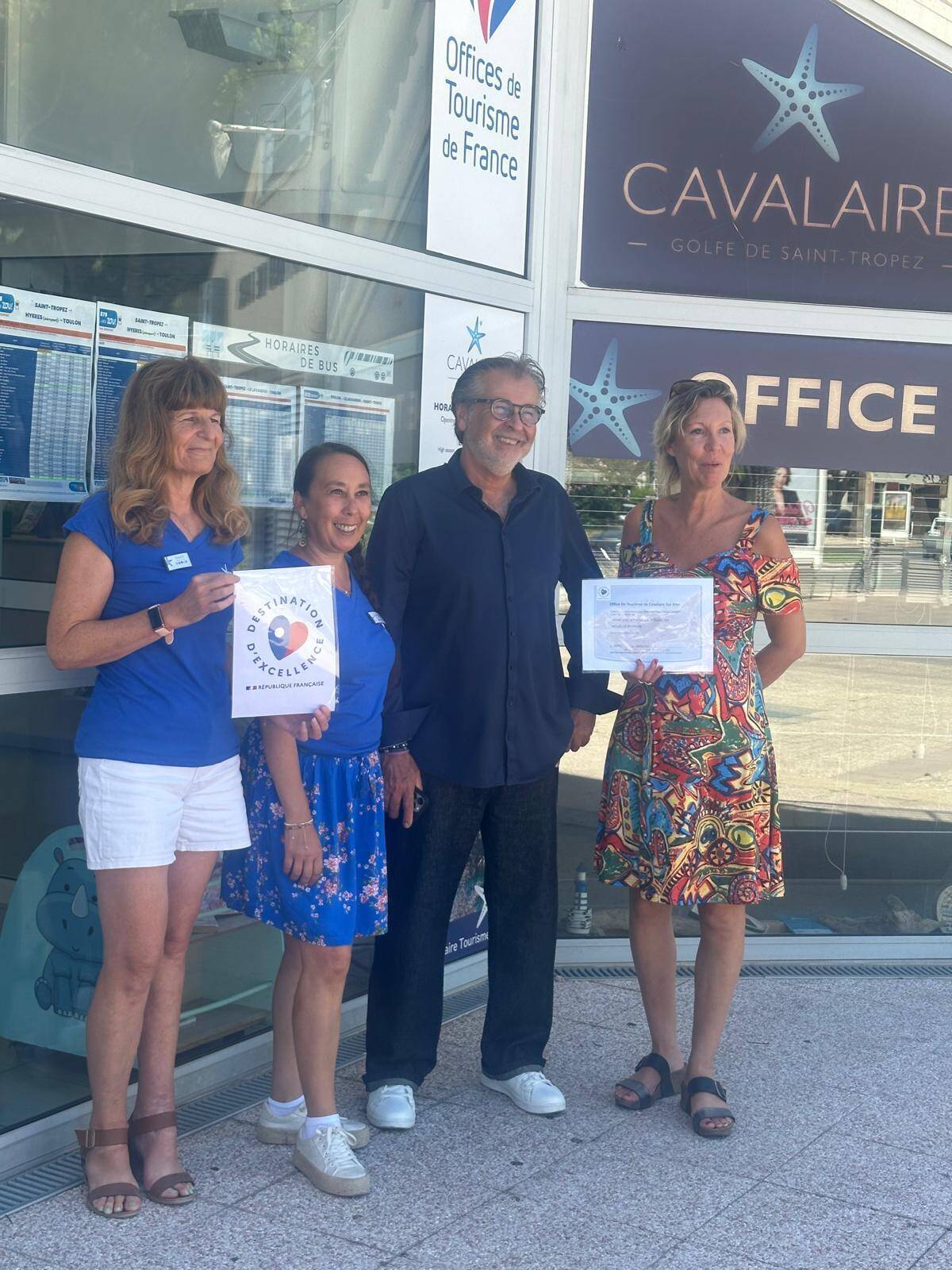 "Le premier en région Sud à obtenir cette distinction": l'office de tourisme de Cavalaire-sur-Mer a a reçu le label "Destination d'Excellence"