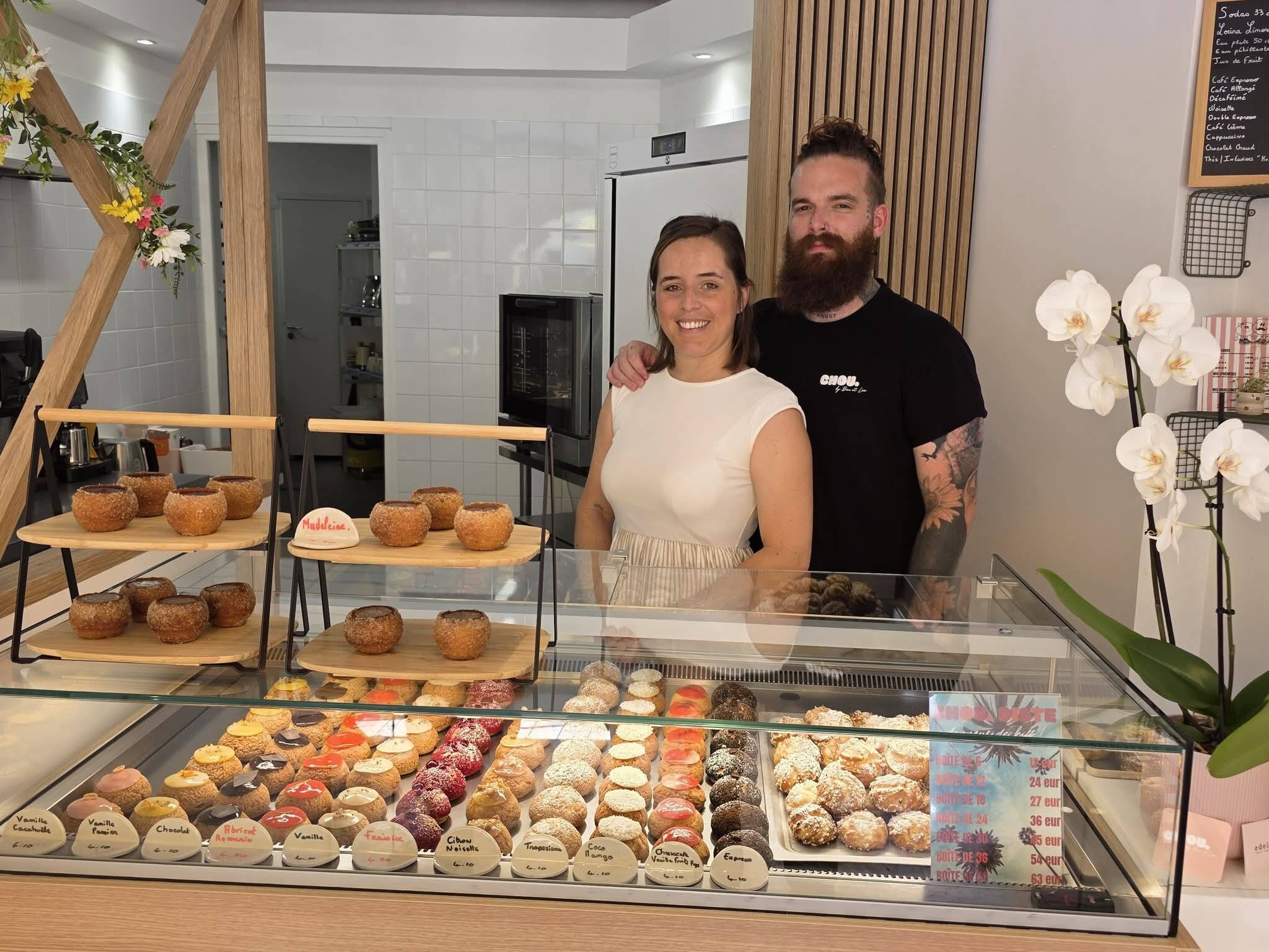 Ce couple de pâtissiers "très choux" a bénéficié d'un "prêt d'honneur" de la Communauté d'agglomération Sophia Antipolis