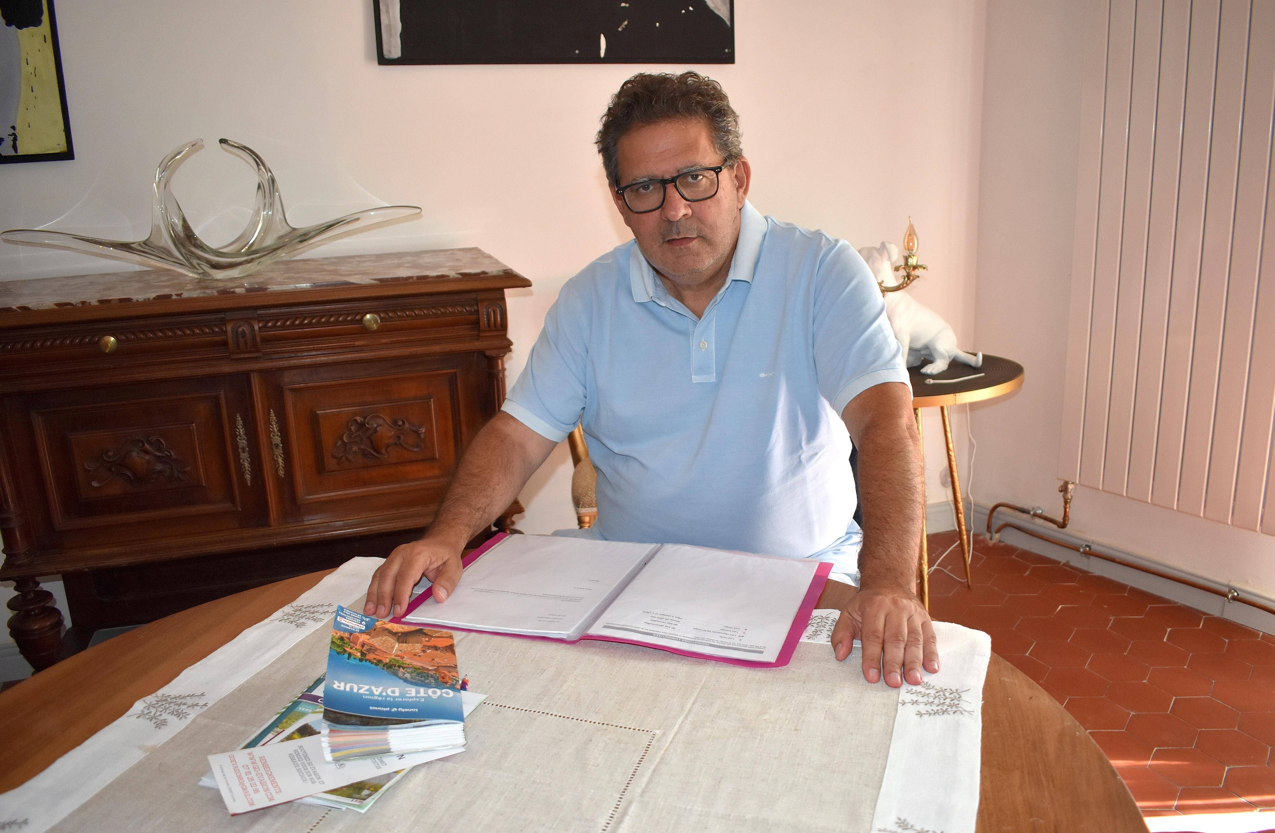 "Toutes mes décisions, je les prends comme si j'étais encore là pour dix ans": en vacances à Ampus, Thierry Gomez, président du club de football du Mans FC, se confie