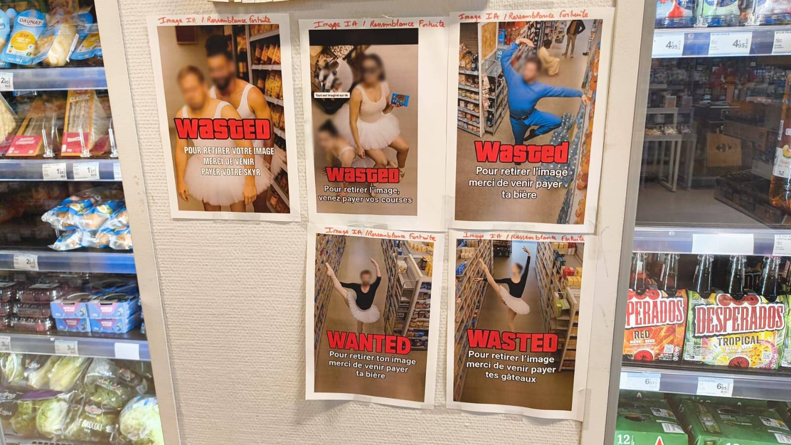 "Depuis qu'on a affiché ces photos, on a déjà quelqu'un qui est venu payer sa bière" : cette supérette de Nice affiche ses voleurs en... tutu