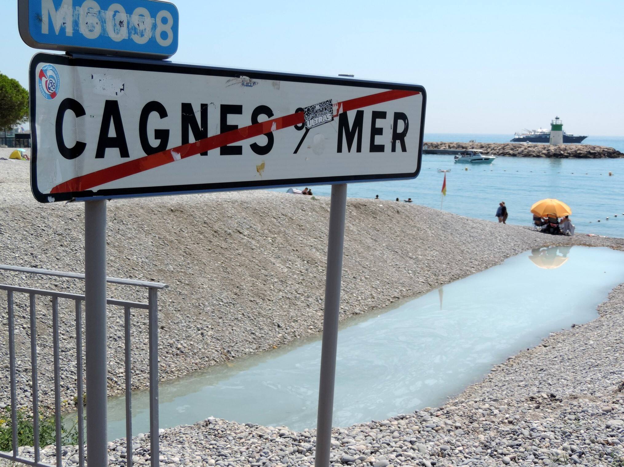 De l'eau sale s'est (encore) déversée dans la mer entre Cagnes et Saint-Laurent