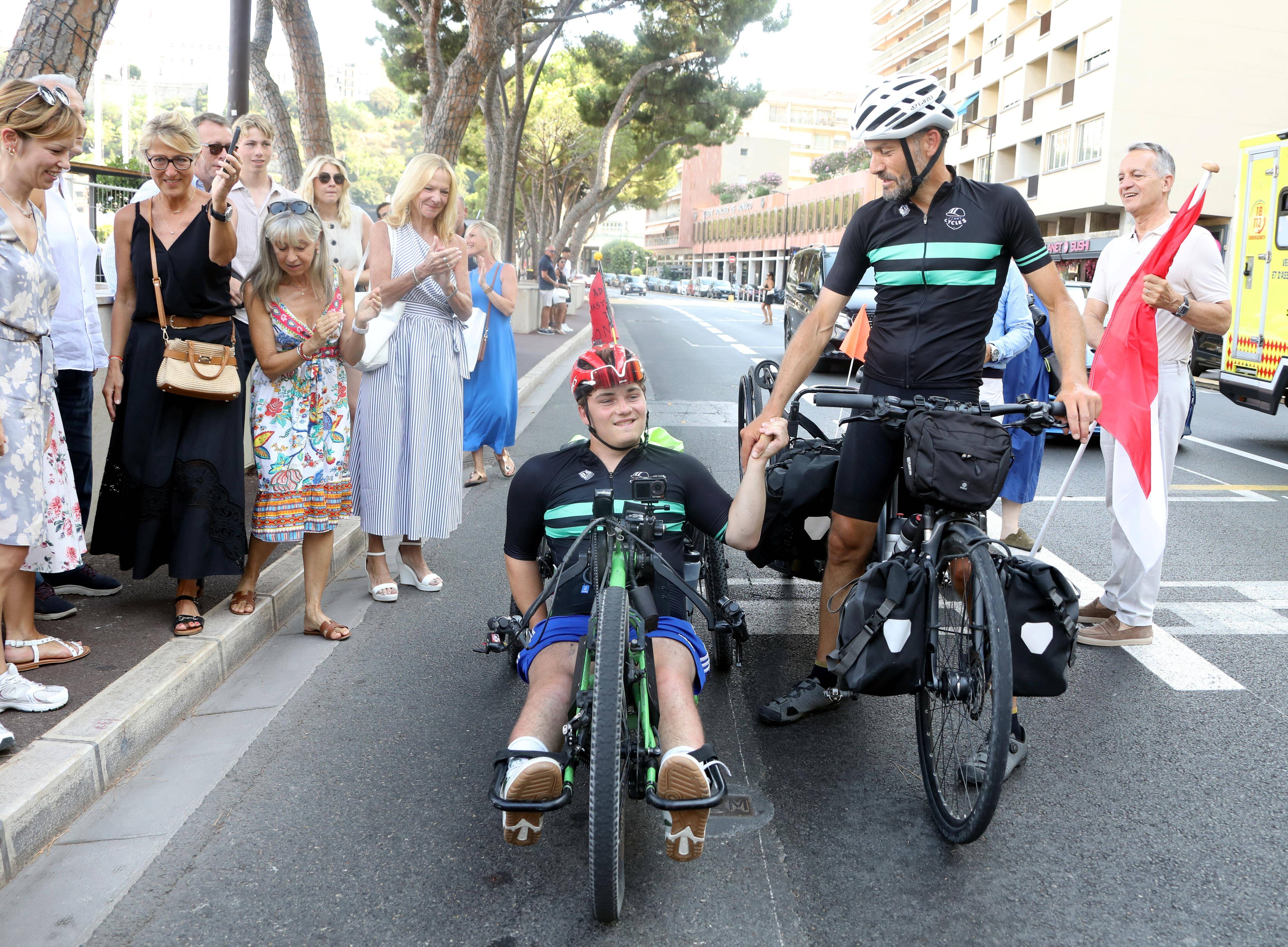 Paraplégique, il a effectué plus de 1.000 km pour rallier Monaco depuis Bastogne en handibike