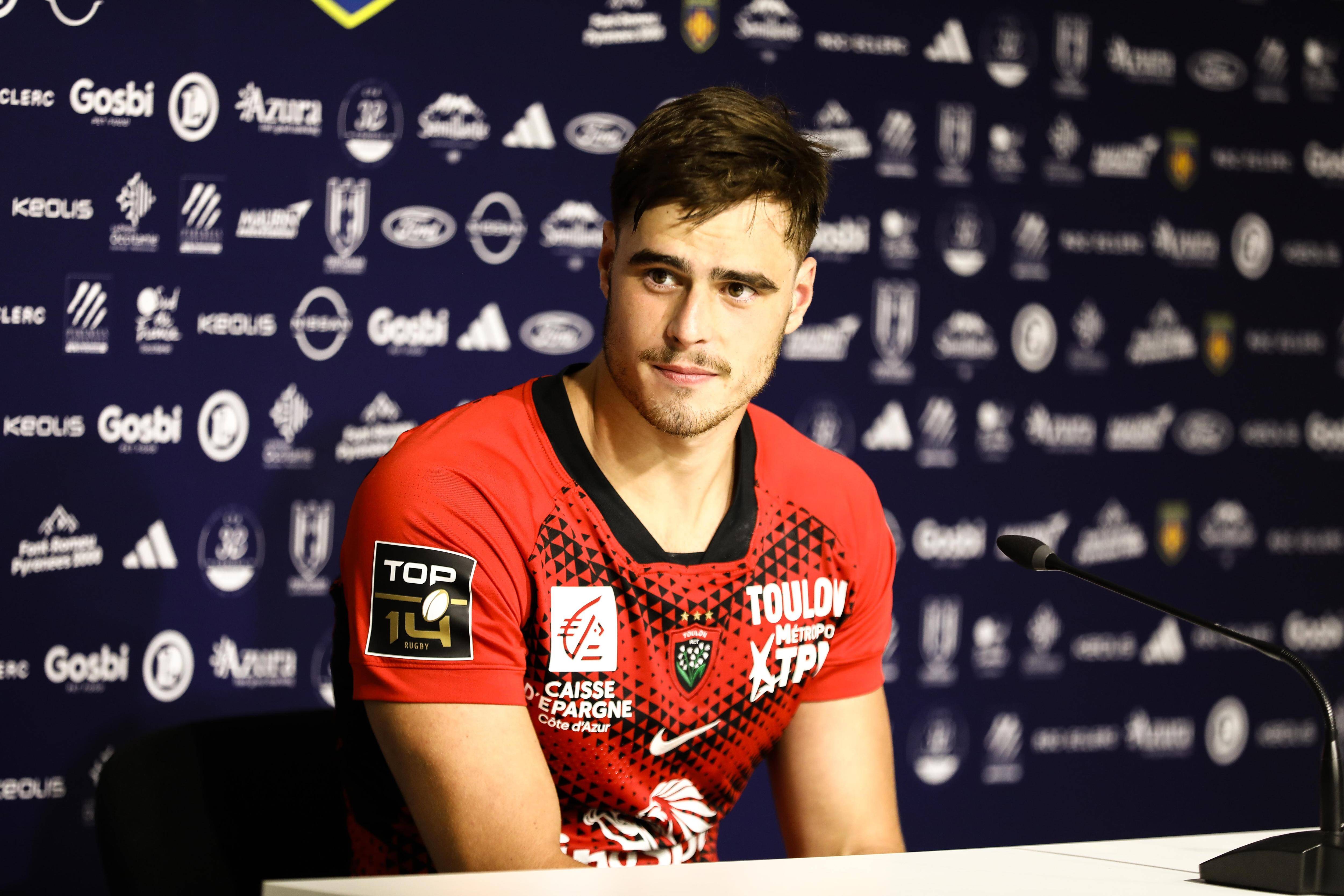 "L'envie de se frotter à ce qui se fait de mieux", les confessions de Matéo Gracieux, jeune ailier du RCT