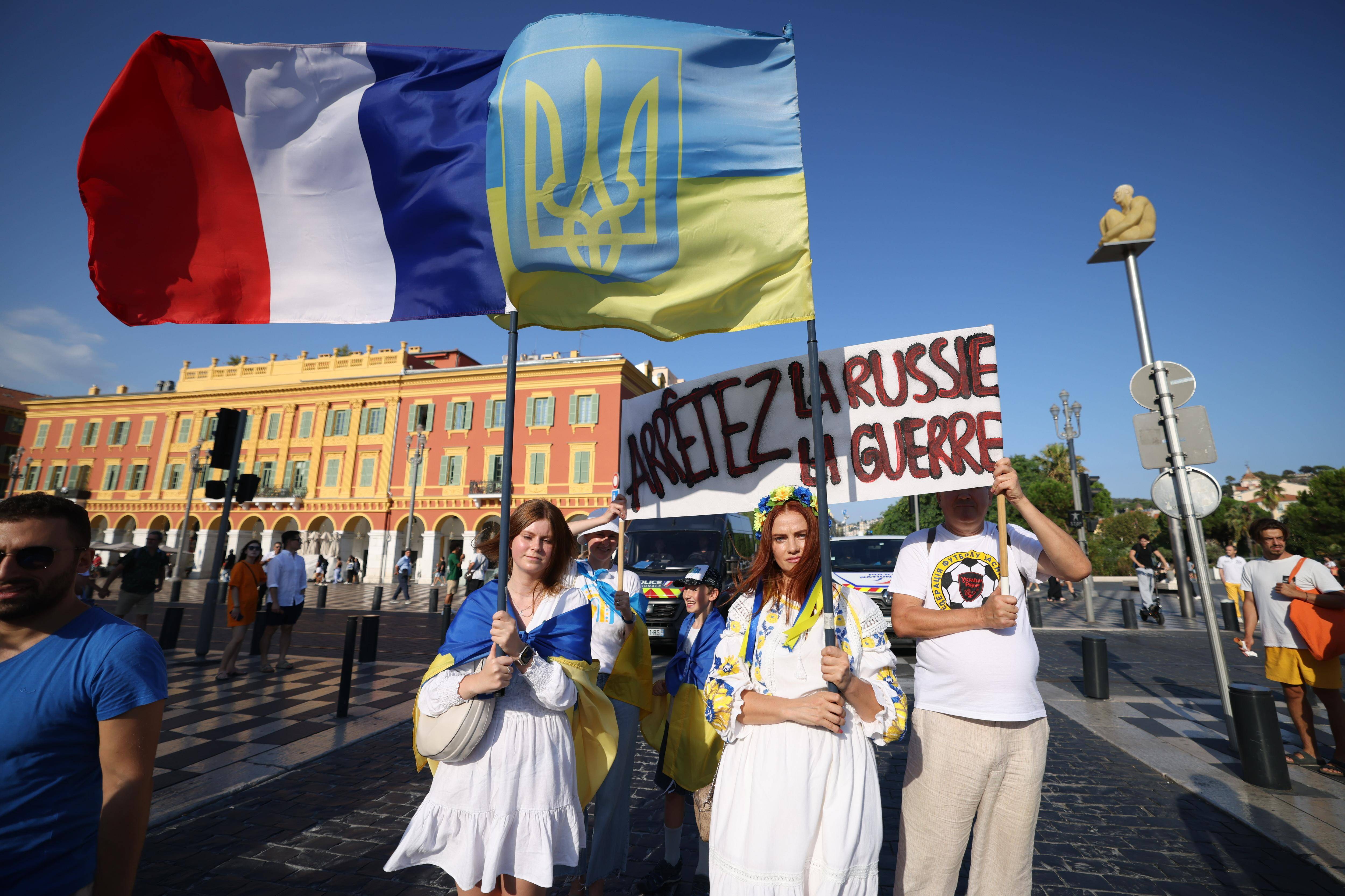 Fête de l'indépendance de l'Ukraine: "On a confiance, on gagnera", clament les Ukrainiens de la Côte d'Azur