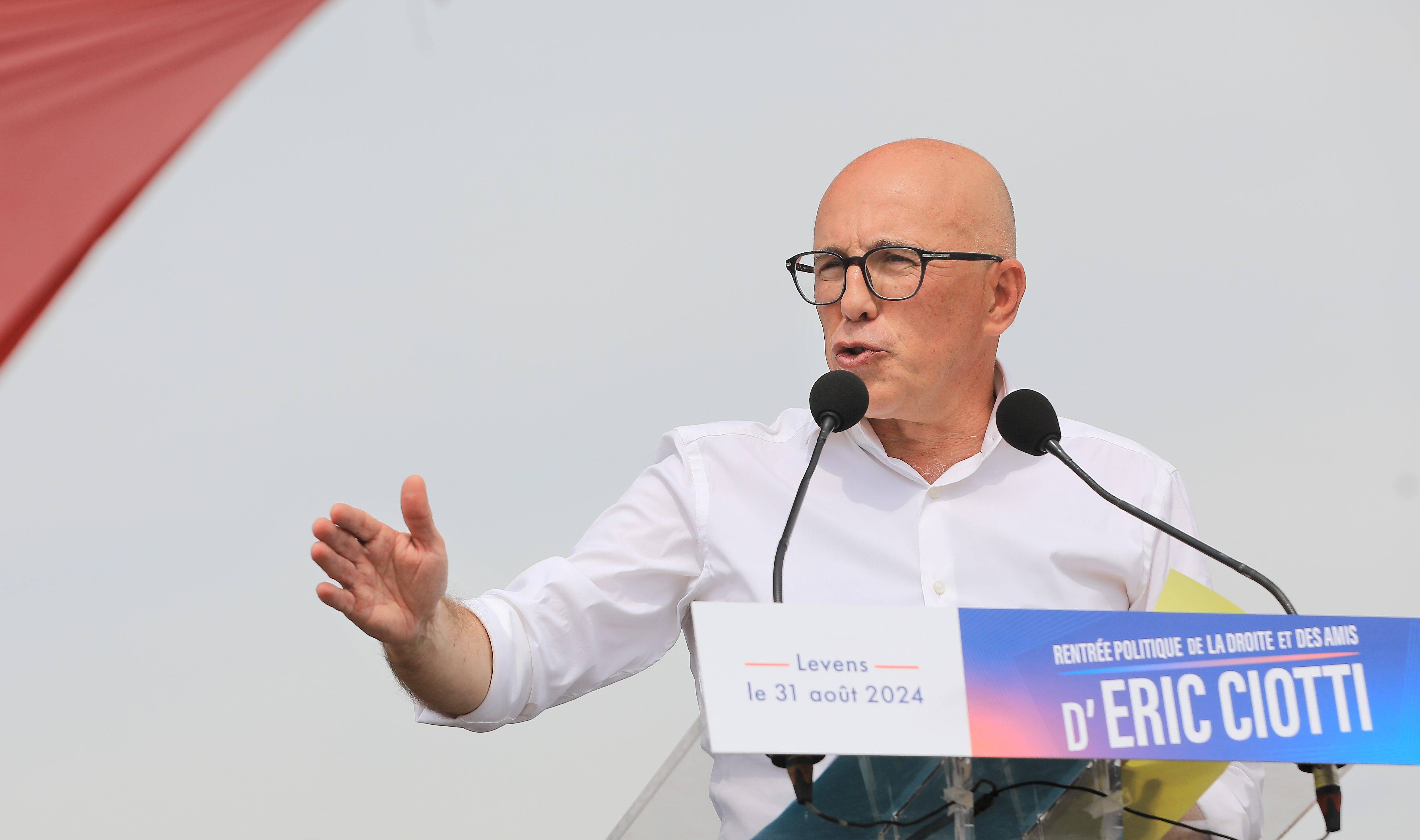 "Je veux devenir maire": Éric Ciotti annonce sa candidature à la mairie de Nice, le match avec Christian Estrosi