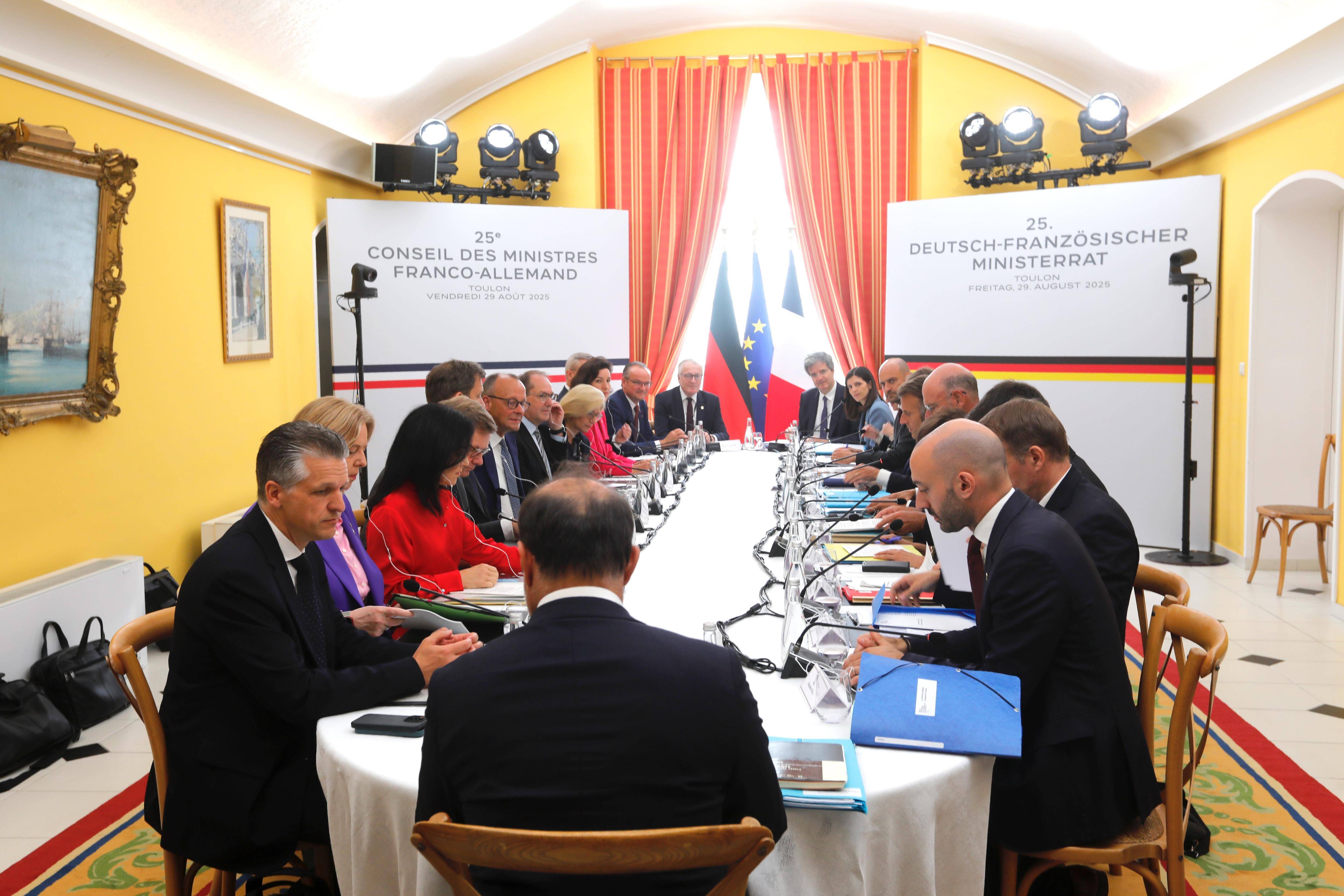 Ce qu'il faut retenir du 25e Conseil des ministres franco-allemand qui s'est déroulé à Toulon