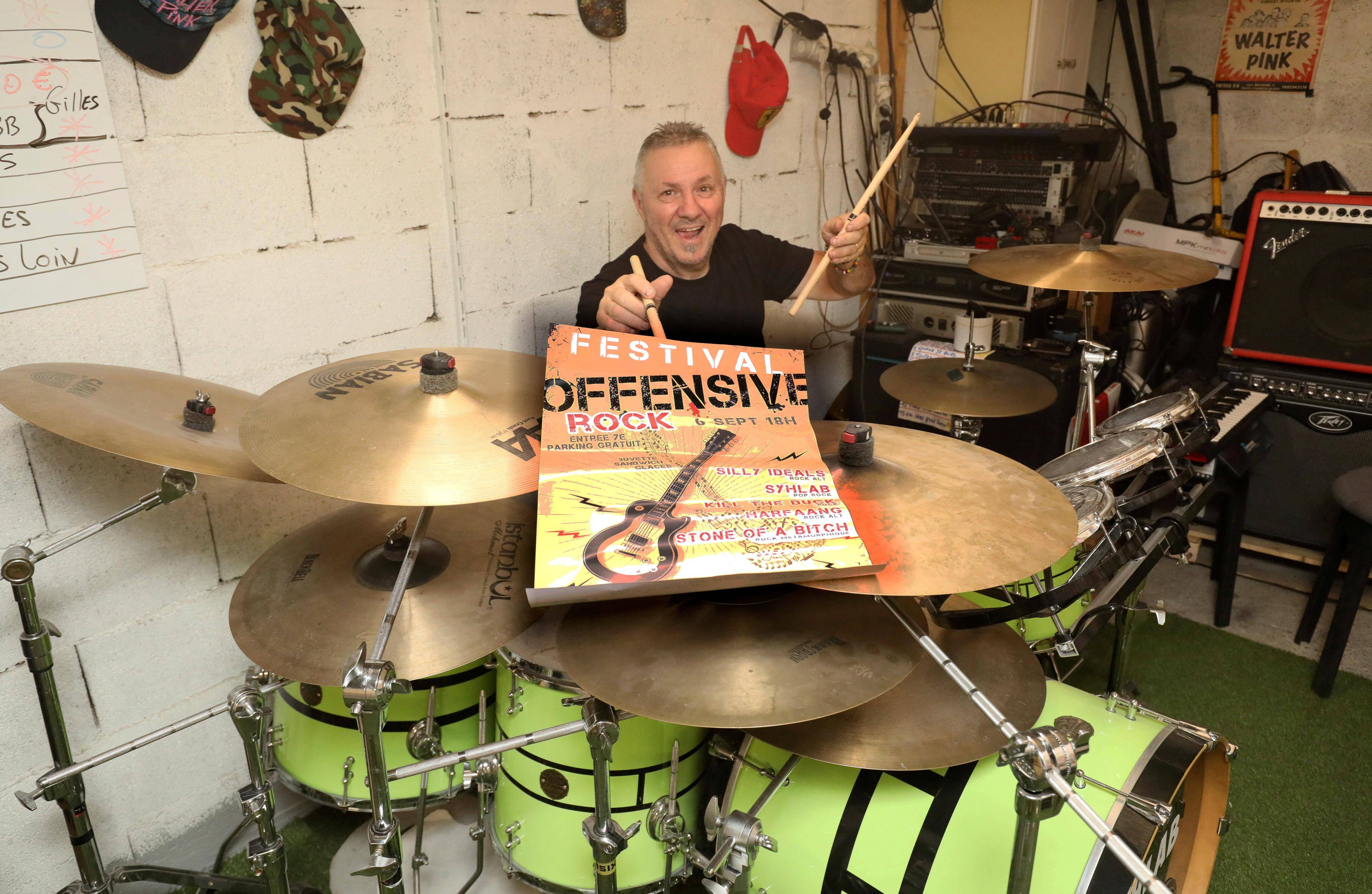 On vous raconte l'histoire de L'Offensive Rock Festival porté par un batteur passionné qui revient pour sa 6e édition à Antibes ce samedi