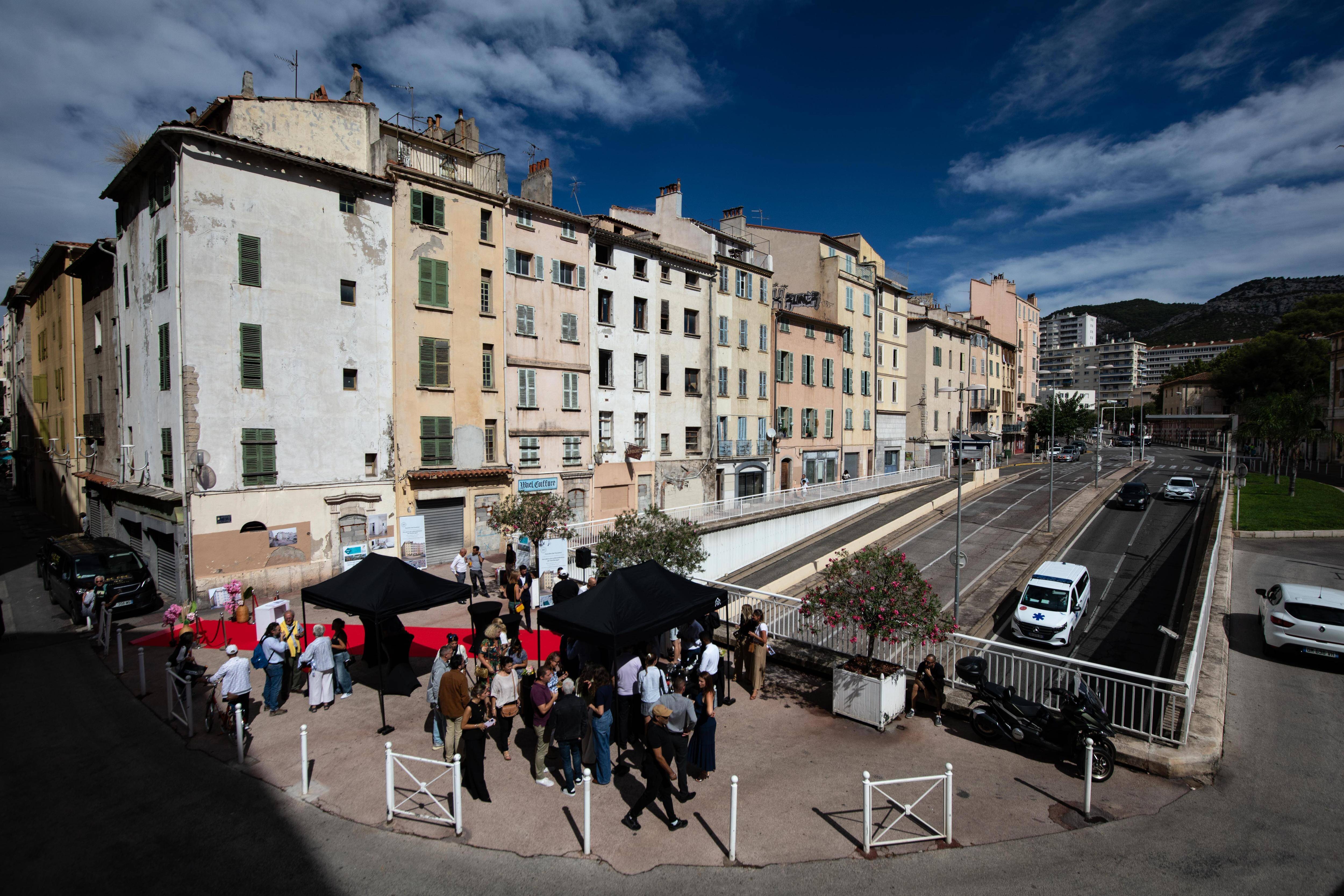 Ces immeubles vétustes du coeur de ville de Toulon vont être transformés en logements modernes et confortables