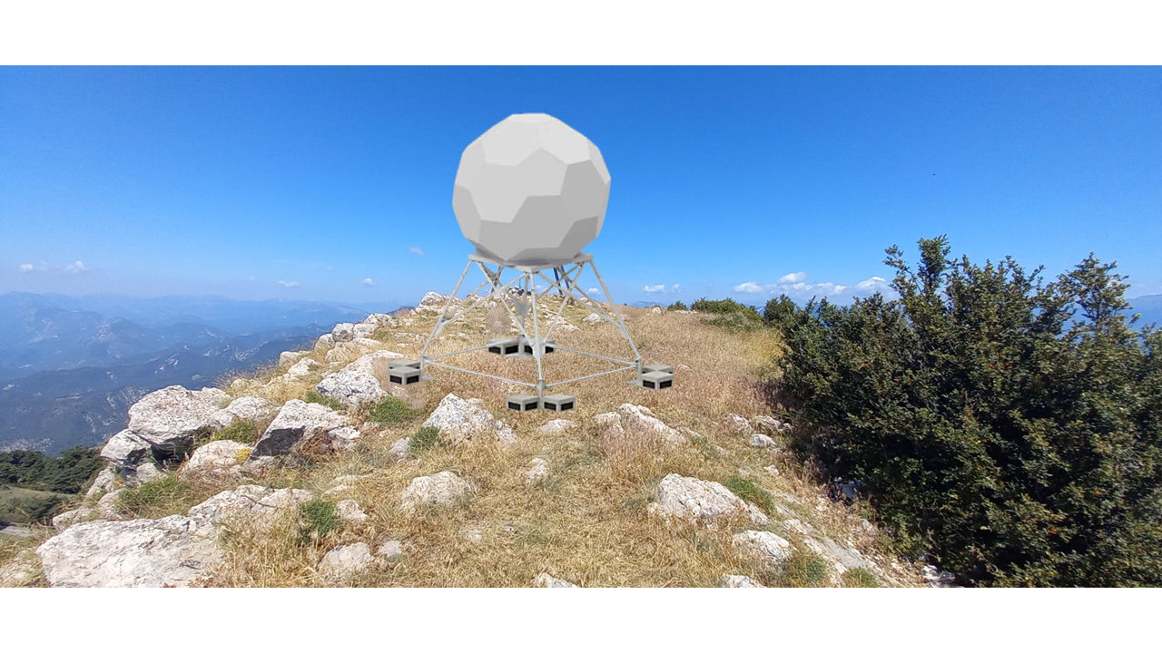"Il pourra prévoir des intensités de pluie à une heure et sera précis à l'échelle d'un quartier": un nouveau radar high-tech de prévision météo installé sur la Côte d'Azur