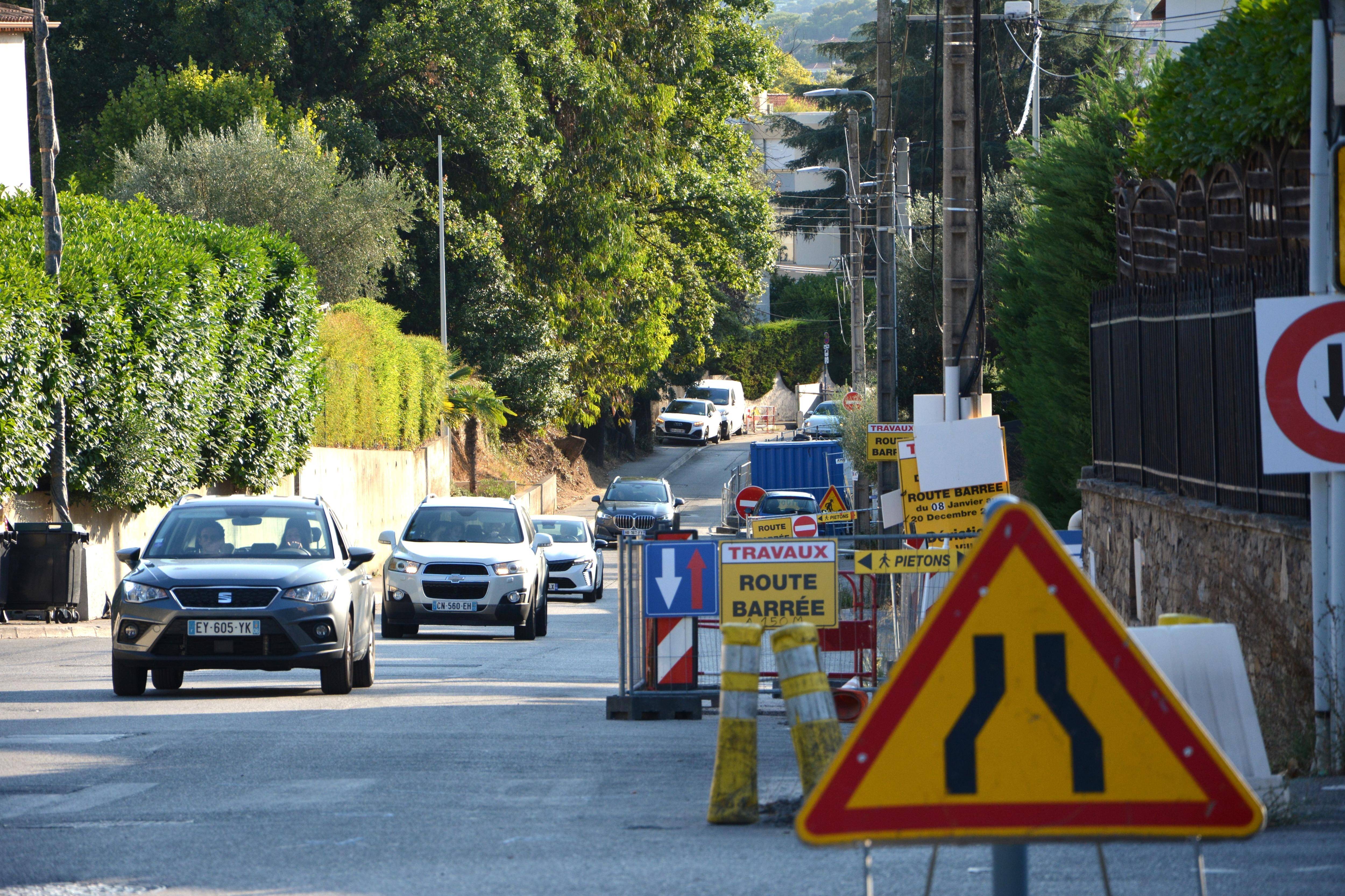Pourquoi le chantier de cette avenue très empruntée à Cagnes-sur-Mer a pris deux mois et demi de retard