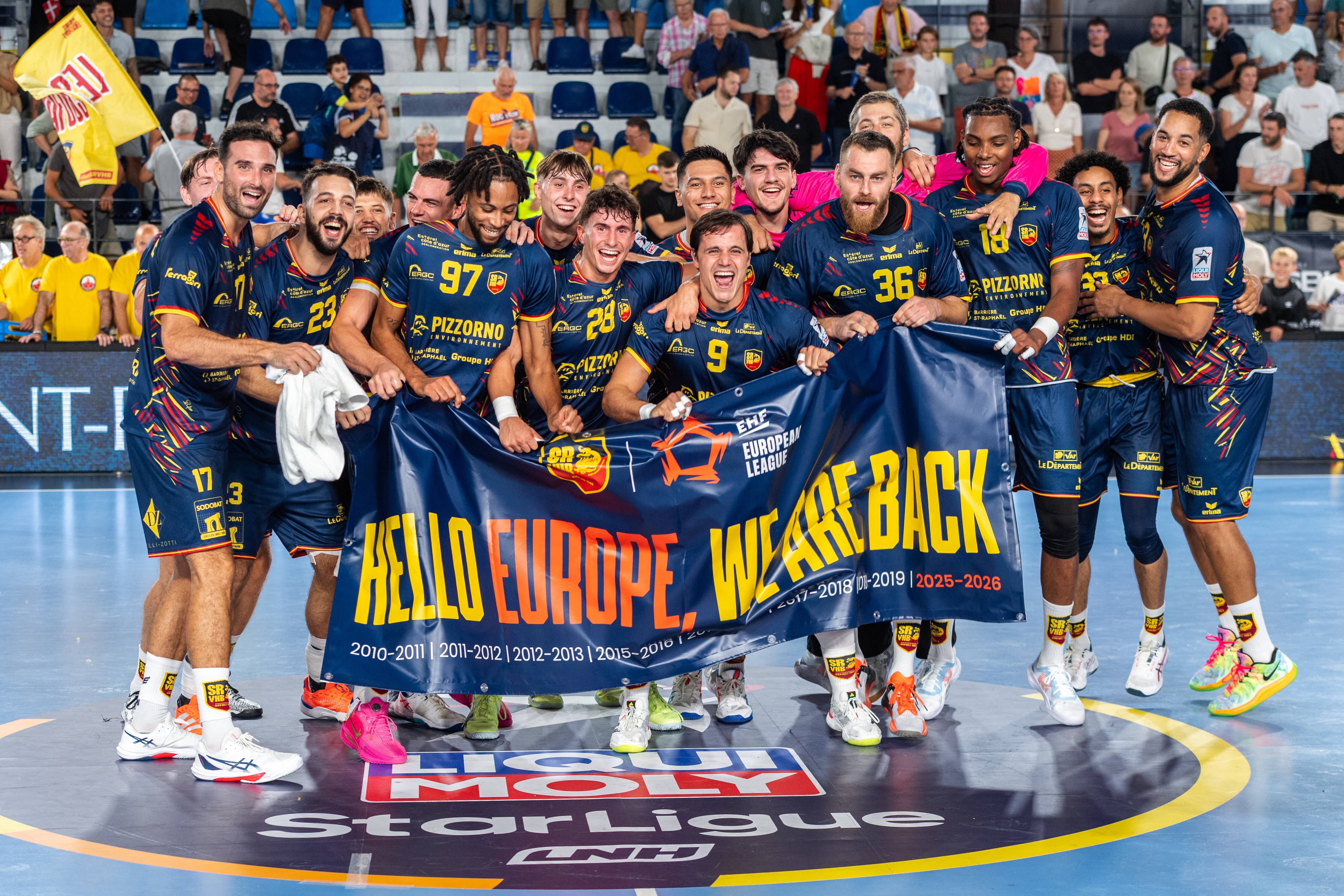 Avec sa victoire contre Mors-Thy en barrages, le Saint-Raphaël Var handball signe son retour européen