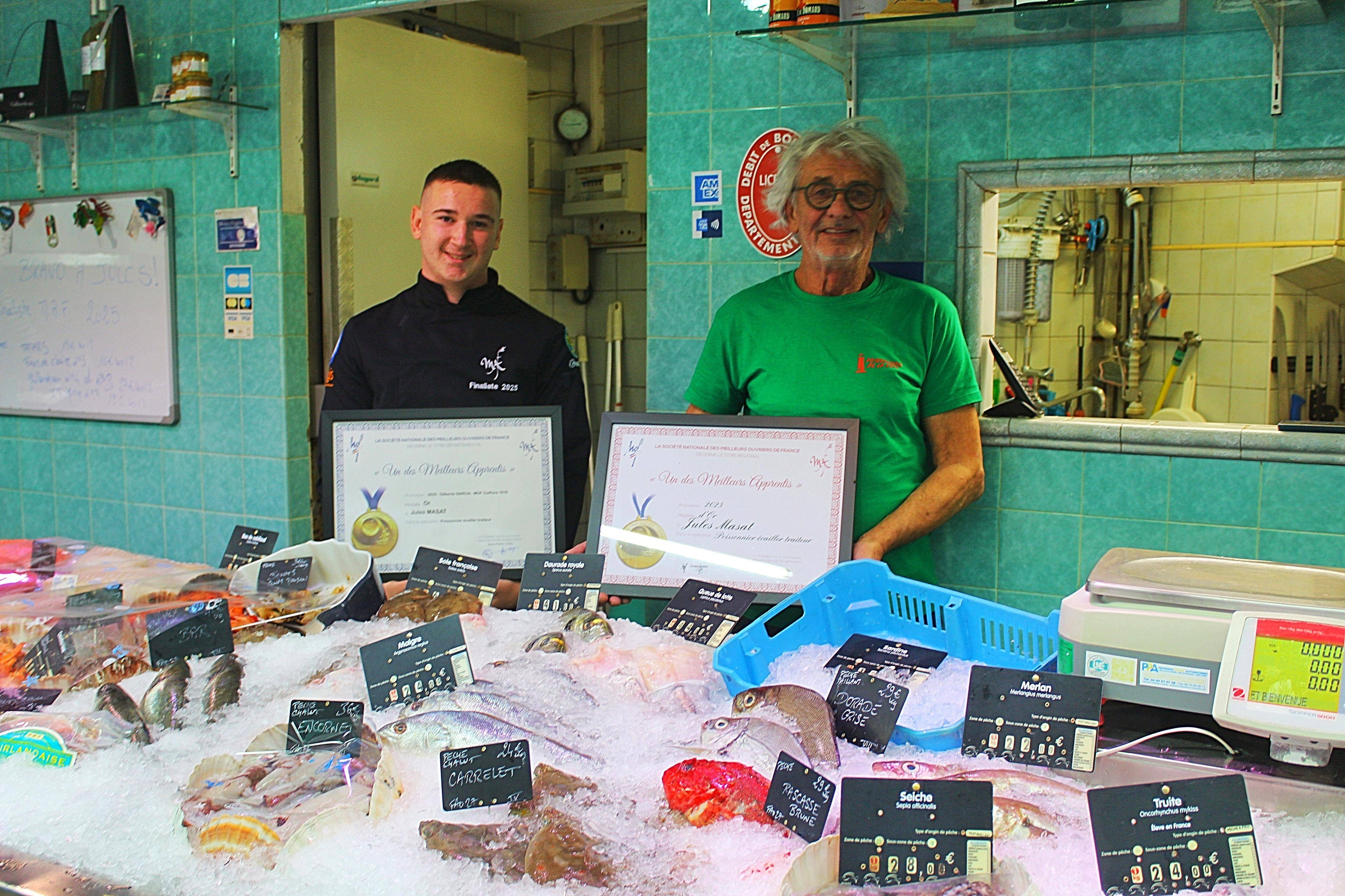 Jules Masat, 16 ans et déjà un poissonnier d'excellence à La Valette