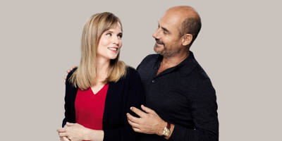 "Pour incarner une histoire d'amour, il faut être à l'aise avec son partenaire": Isabelle Carré et Bernard Campan complices à Antibes dans "Un pas de côté"