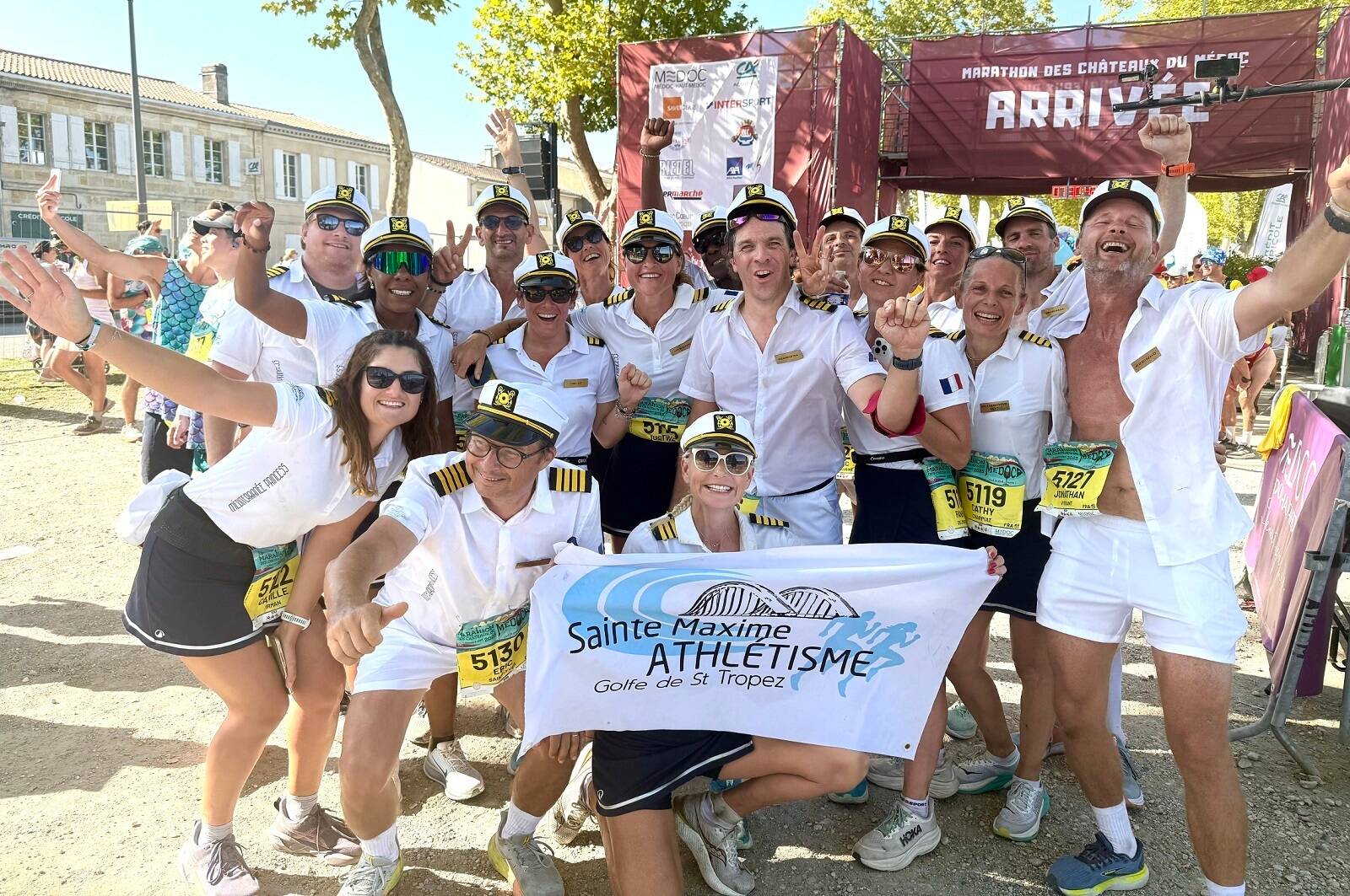 "C'était génial, l'ambiance est complètement dingue": Sainte-Maxime Athlé au marathon du Médoc