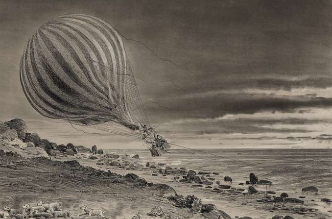 Le jour où une montgolfière de Monaco a sombré en mer alors qu'elle devait participer à l'inauguration du canal de Suez