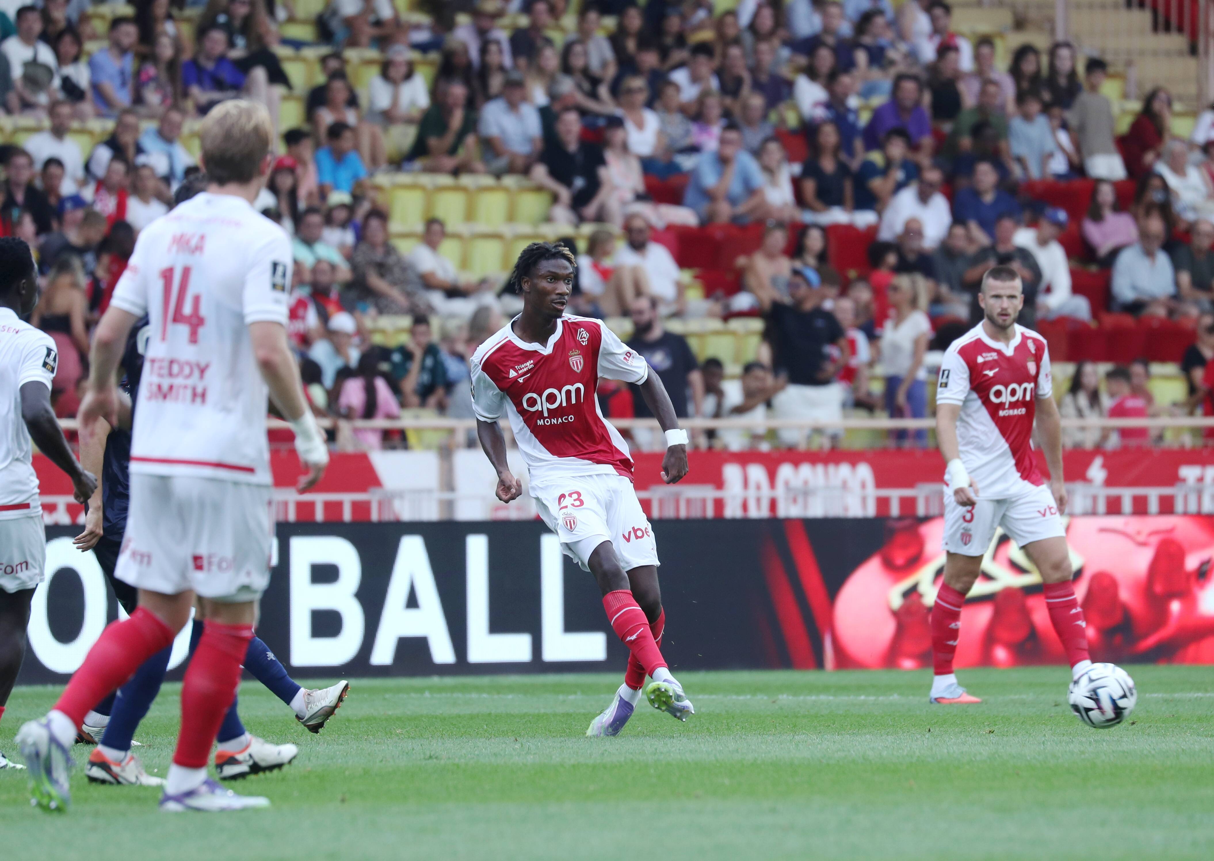 Trois semaines d’absence pour le joueur de l'AS Monaco Aladji Bamba