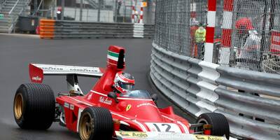 René Arnoux et Jean Alesi sur la grille de départ du 12e Grand Prix de Monaco Historique