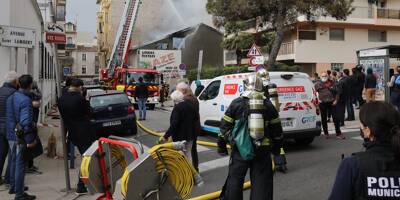 Ce que l'on sait de l'incendie qui a totalement détruit un entrepôt de 400m2 à Nice