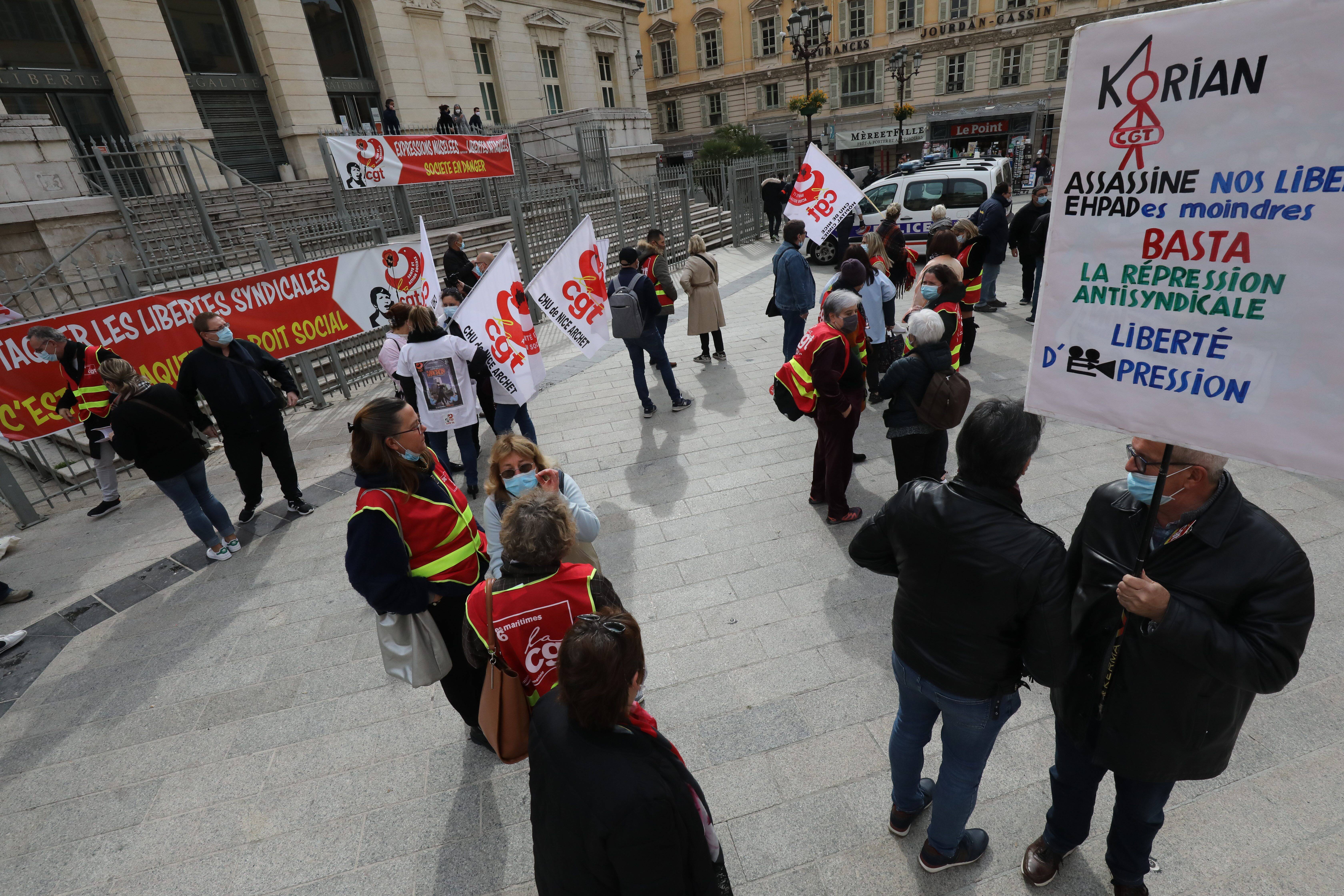 Le groupe Korian attaque un délégué syndical, la CGT 06 unie pour défendre les "libertés individuelles et collectives"