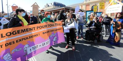 À Nice, une cinquantaine de personnes défilent pour le droit au logement