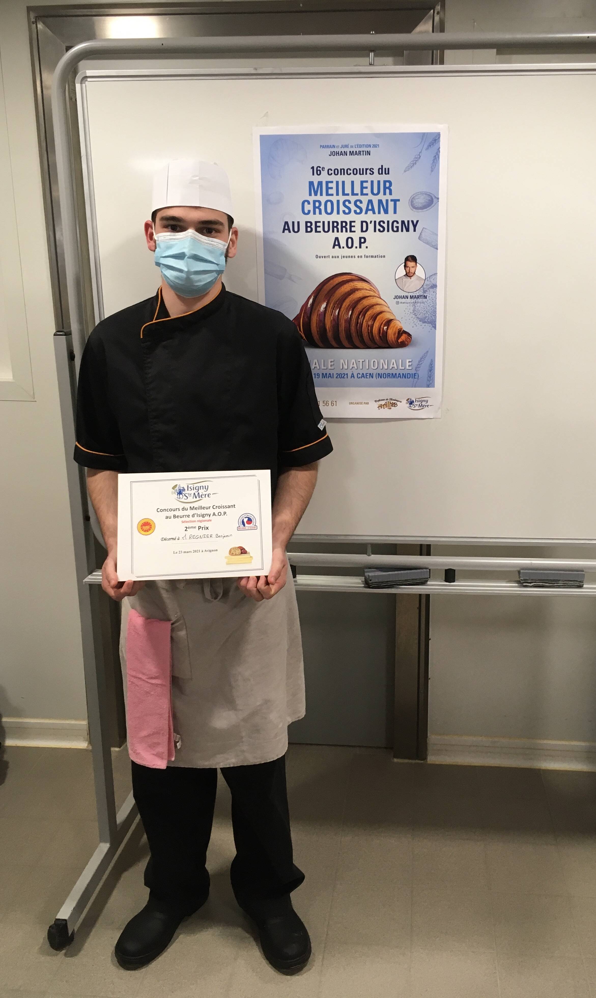Un apprenti du CFA de Carros en finale pour le concours du meilleur croissant