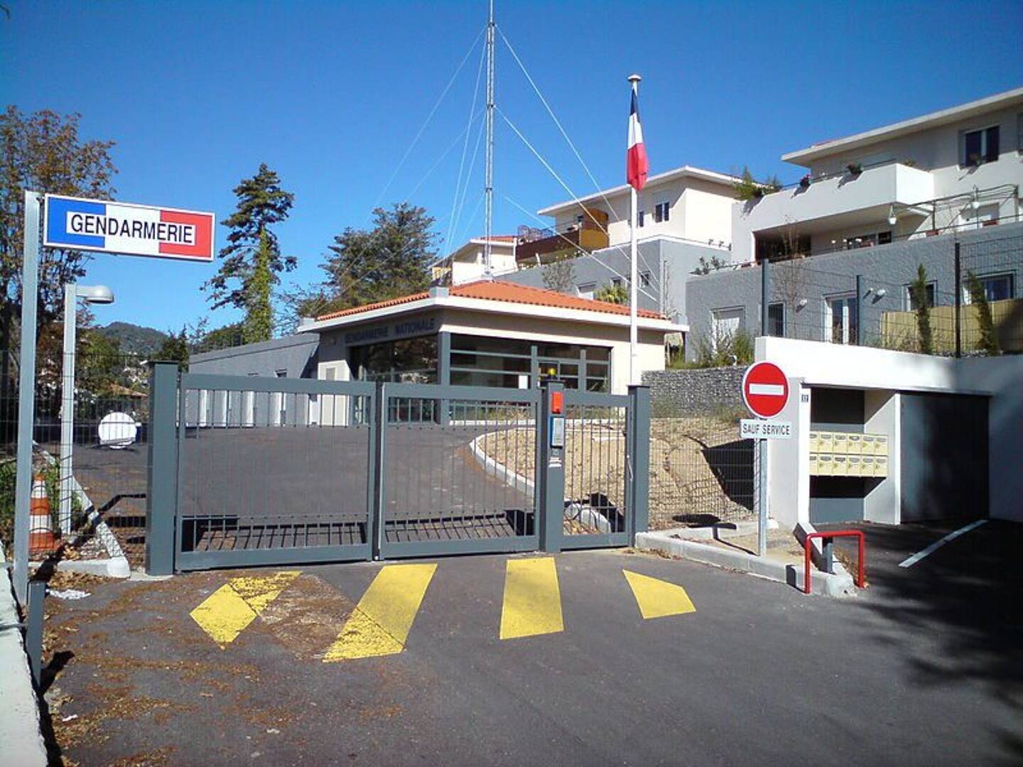 La gendarmerie de Levens.