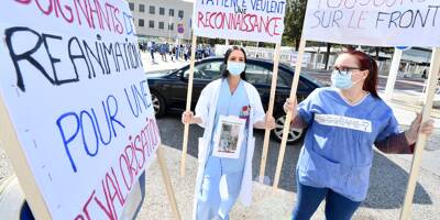 Les infirmières et aides-soignantes du service réanimation de Sainte-Musse en grève pour une revalorisation de la spécialité