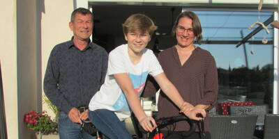 A 13 ans, il veut faire 833 km à vélo pour la recherche médicale