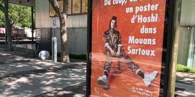 Mouans-Sartoux installe une affiche pour soutenir l'artiste Hoshi, victime de discrimination