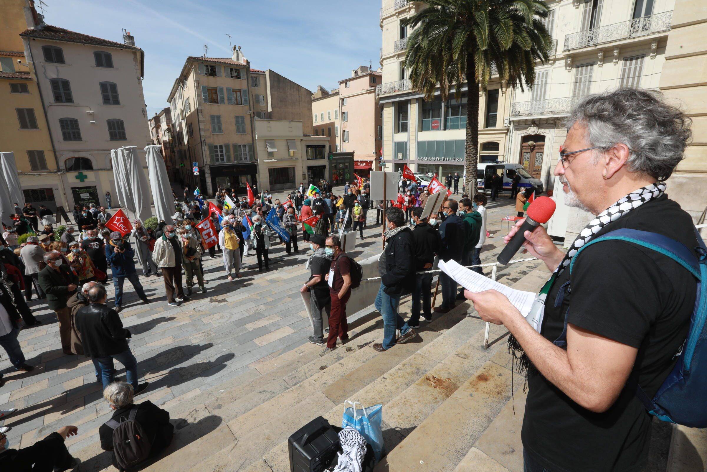 "Le massacre doit cesser" à Toulon, 150 manifestants mobilisés pour
