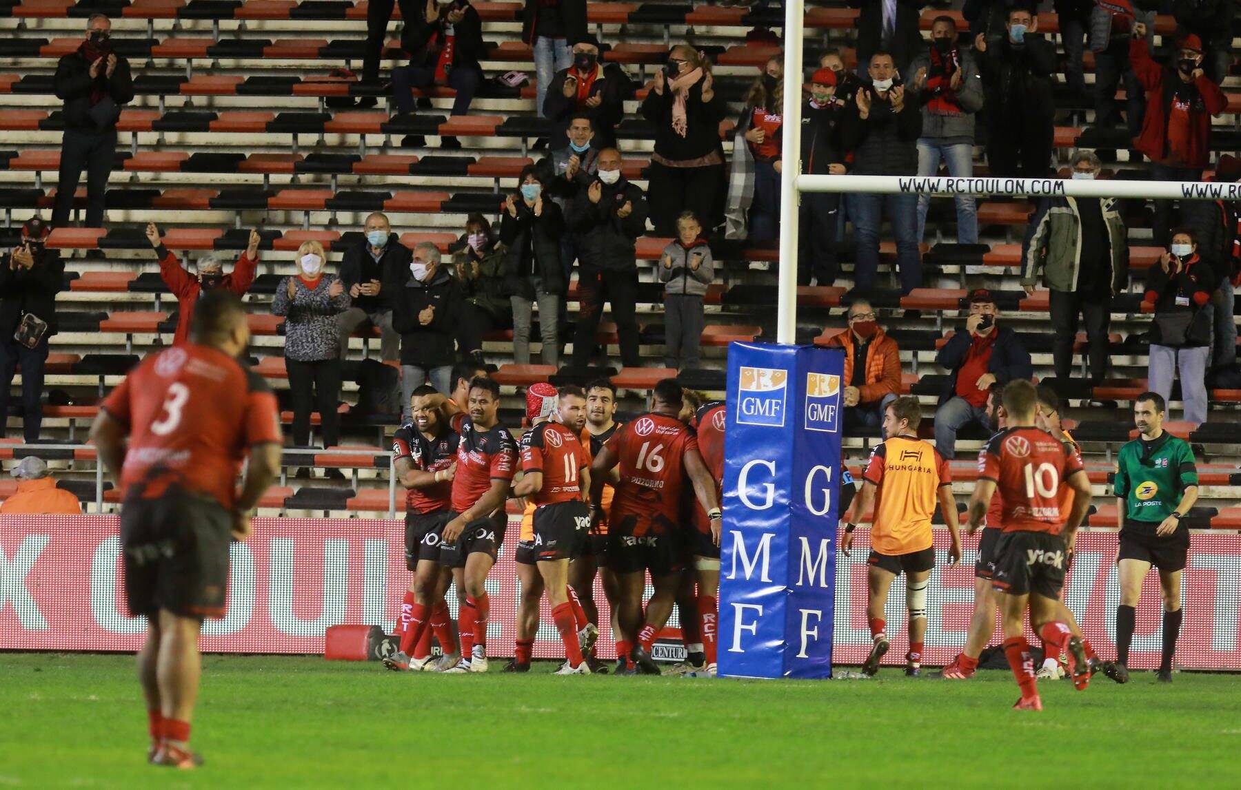 Le stade Mayol va pouvoir accueillir un millier de supporters ce samedi
