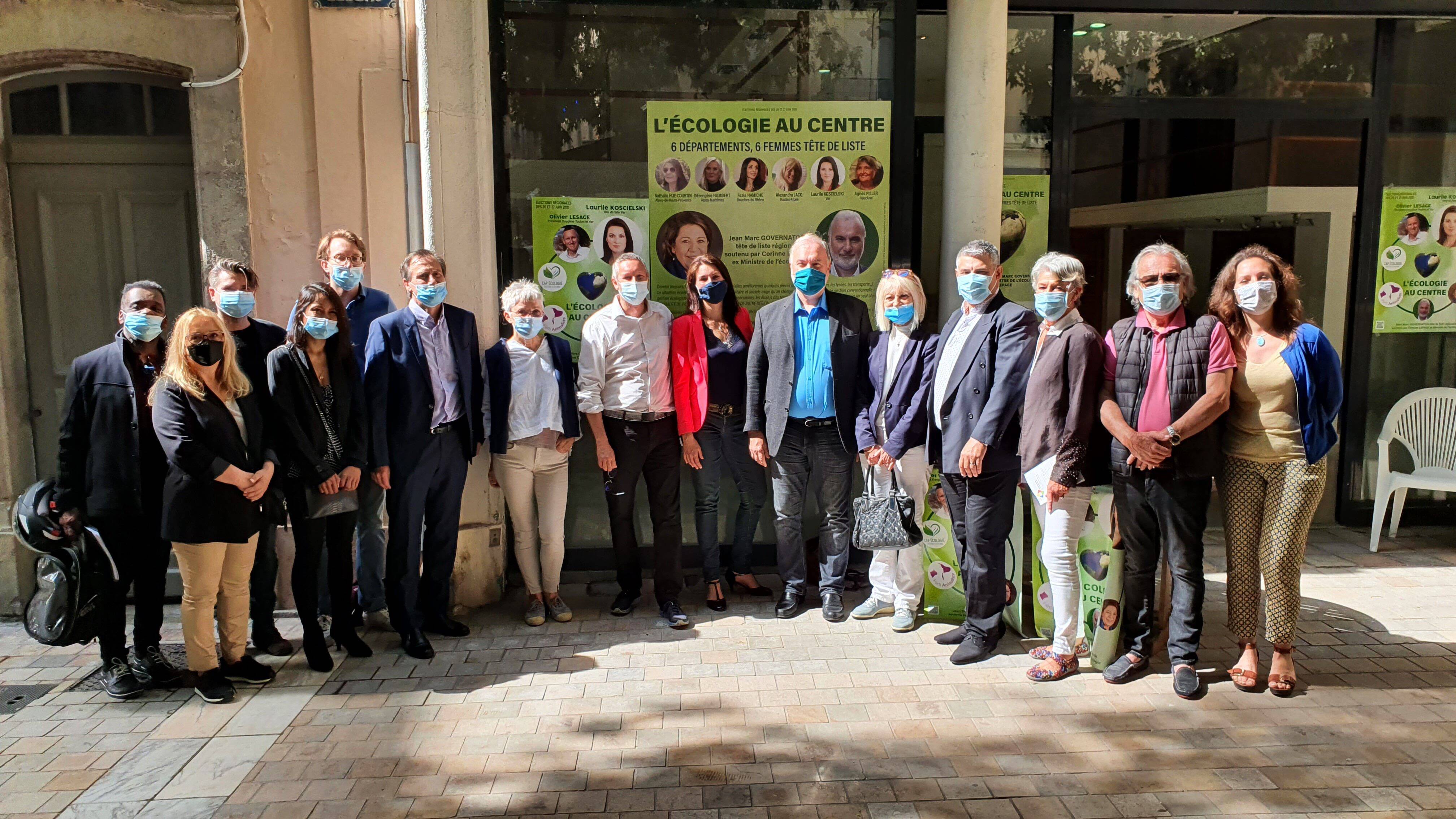 Pour Jean-Marc Governatori, tête de liste régionale en visite à Toulon ce samedi, "l'écologie n'est pas à gauche, ni à droite"