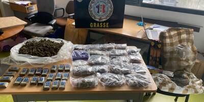 La police découvre plus de 7 kilos de cannabis dans une cache à Grasse