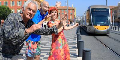 Les voix de Jean-Marc Barr, Mado et Ben dans le tram à Nice