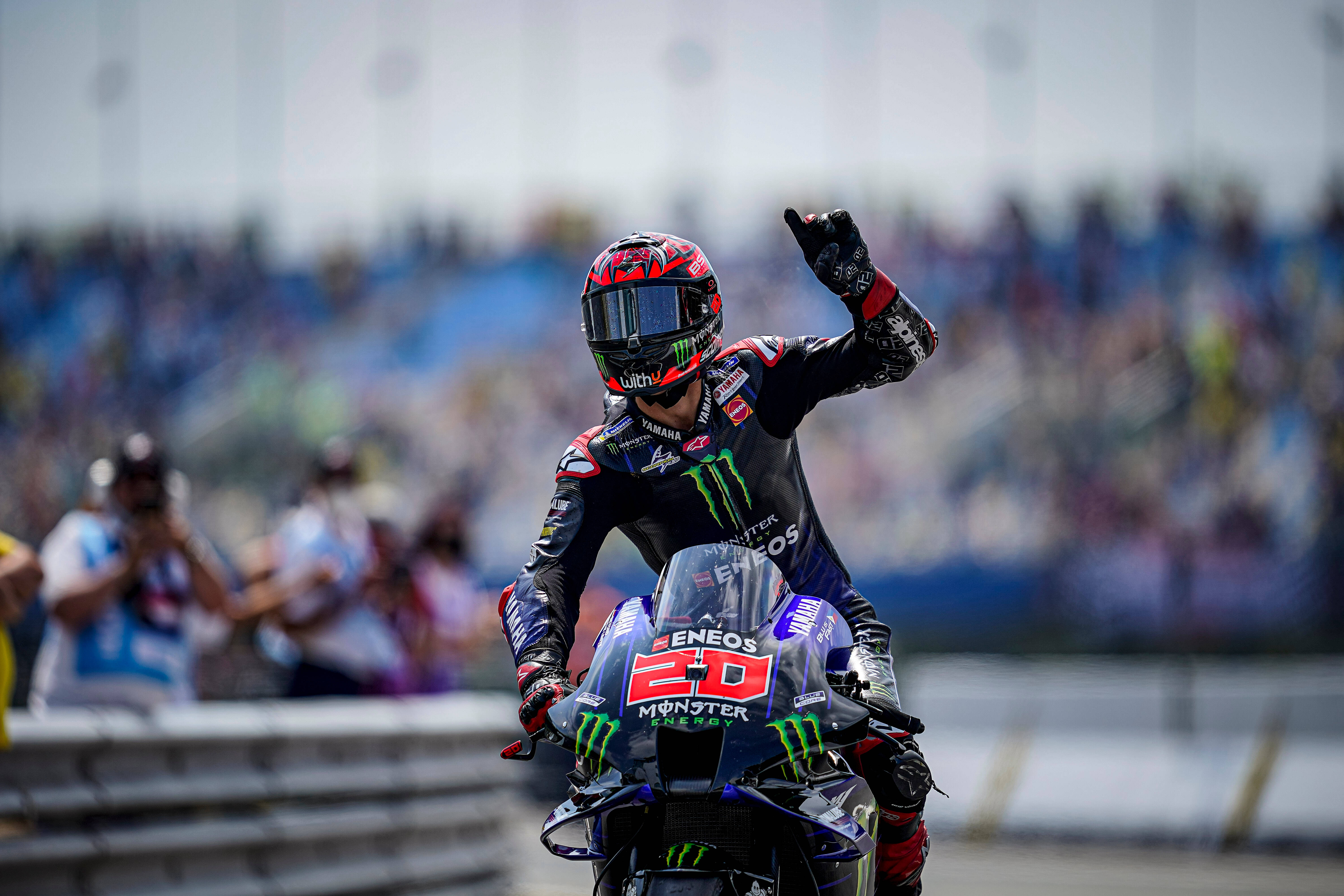 Nouveau taulier du MotoGP à 22 ans, le Niçois Fabio Quartararo fonce vers la couronne suprême