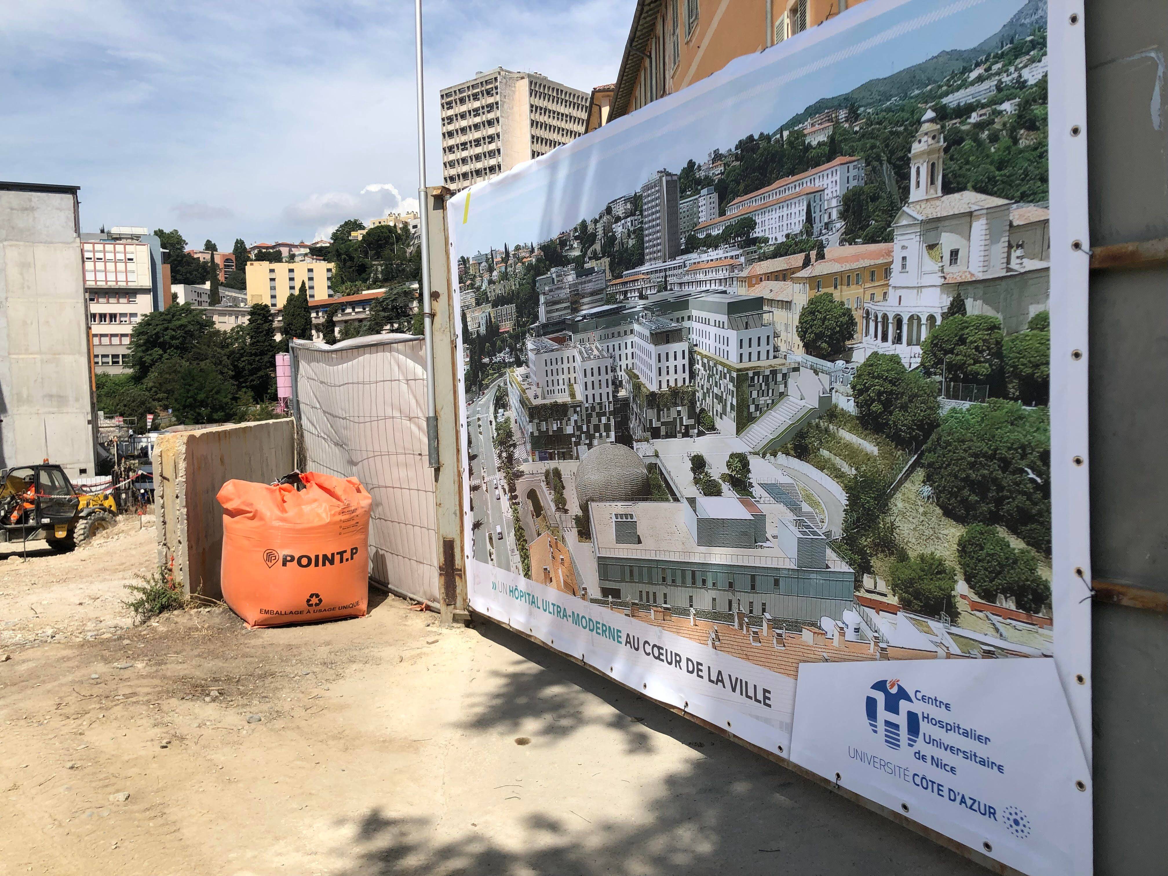 On vous fait visiter le chantier de l'hôpital Pasteur 2 à Nice