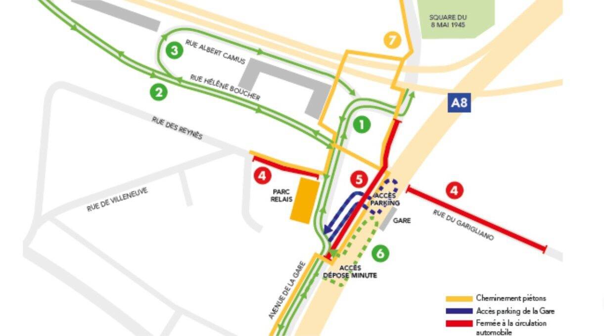 A Cagnes-sur-Mer, la circulation de la nouvelle avenue de la Gare rétablie ce mardi