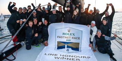 Dmitri Rybolovlev remporte la Rolex Fastnet Race à bord de son superyacht