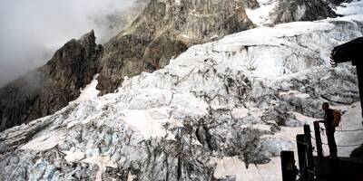 Un glacier instable sous haute surveillance sur le versant italien du Mont Blanc