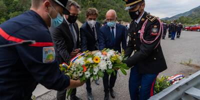 Un hommage rendu aux pompiers monégasques mortellement fauchés à Puget-Théniers