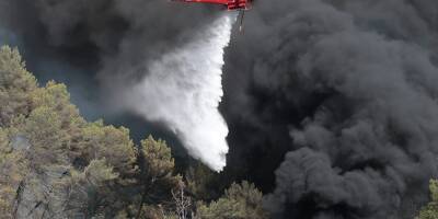 Trois hélicos et 40 pompiers viennent à bout d'un feu débuté lundi à Breil-sur-Roya